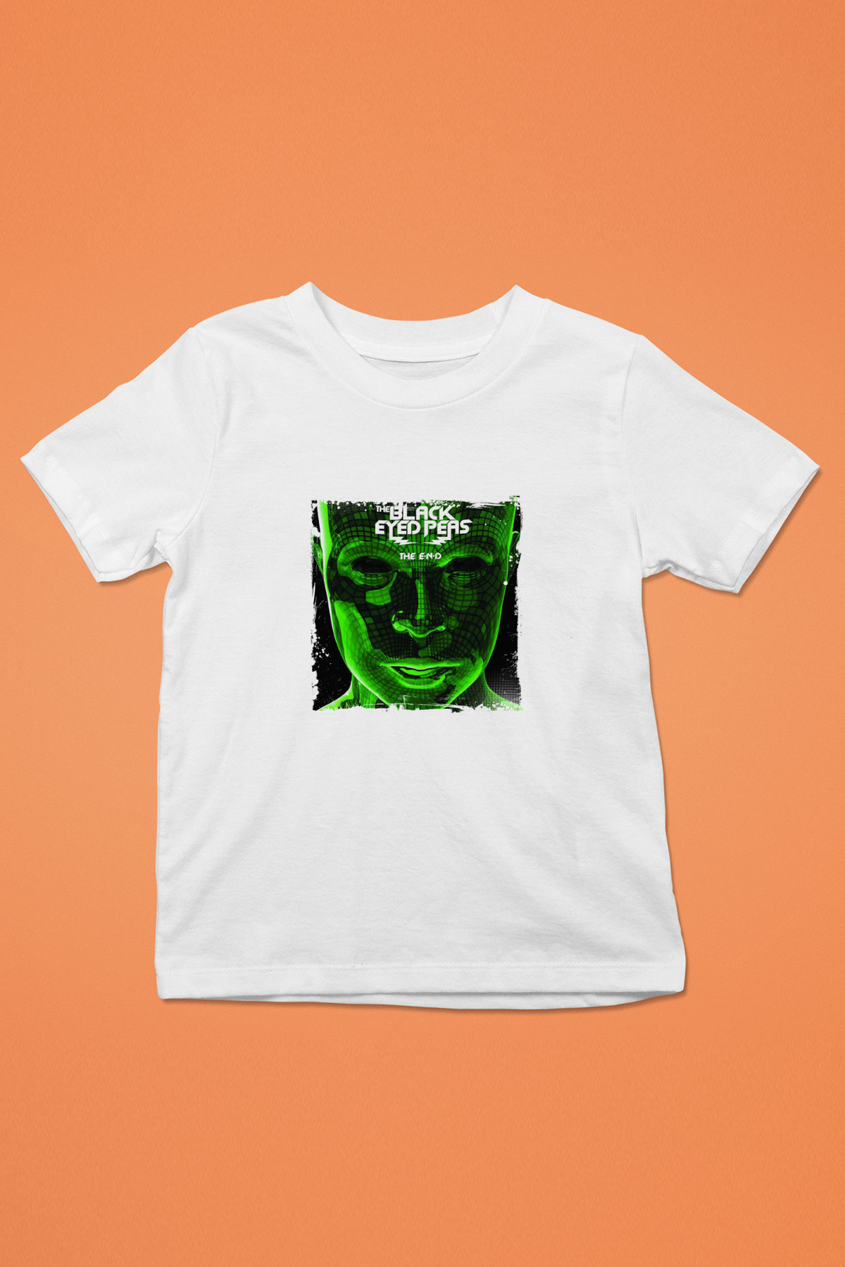Black Eyed Peas Baskılı Unisex Beyaz Çocuk Tişört