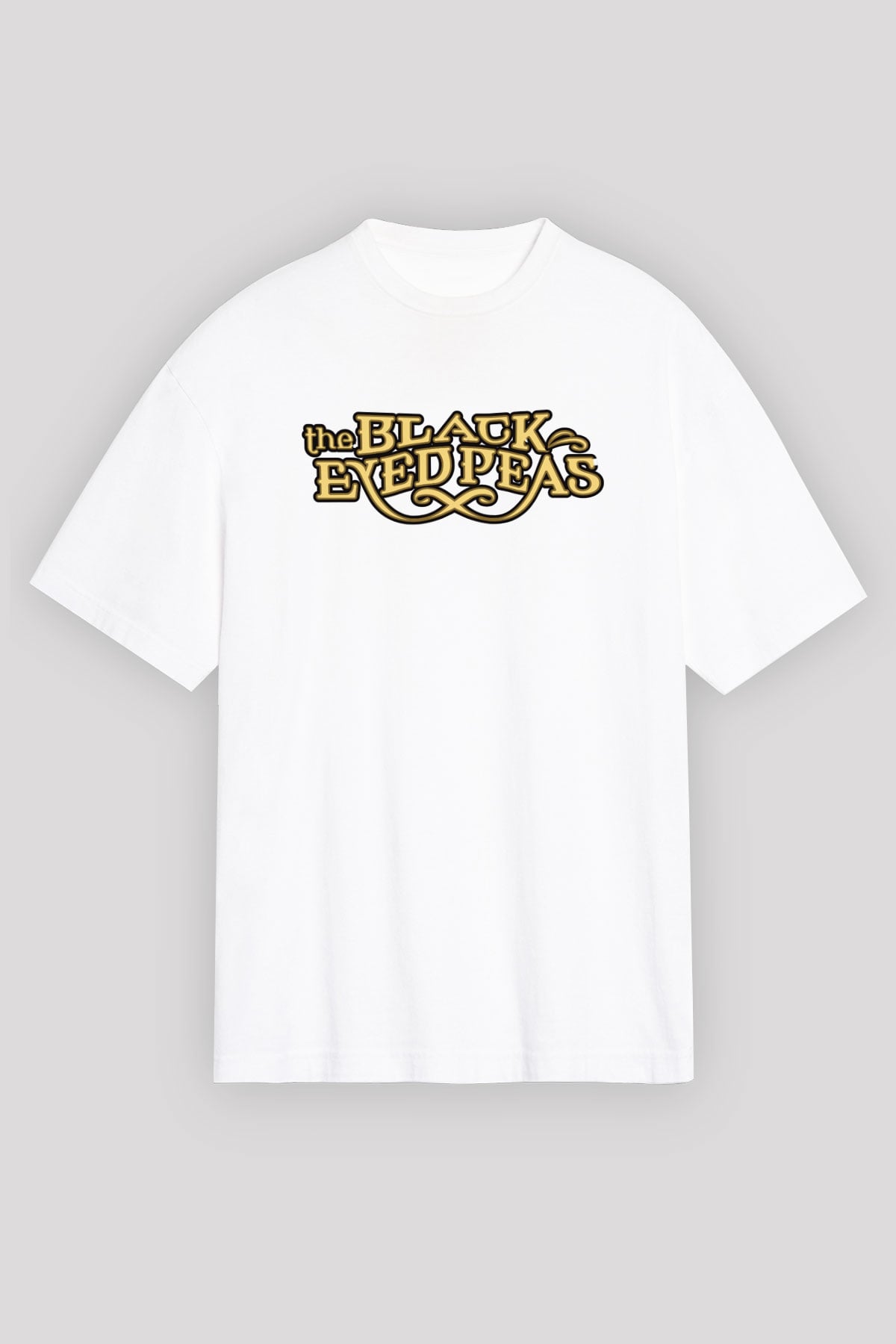 Black Eyed Peas Beyaz Unisex Tişört T-Shirt - TişörtFabrikası