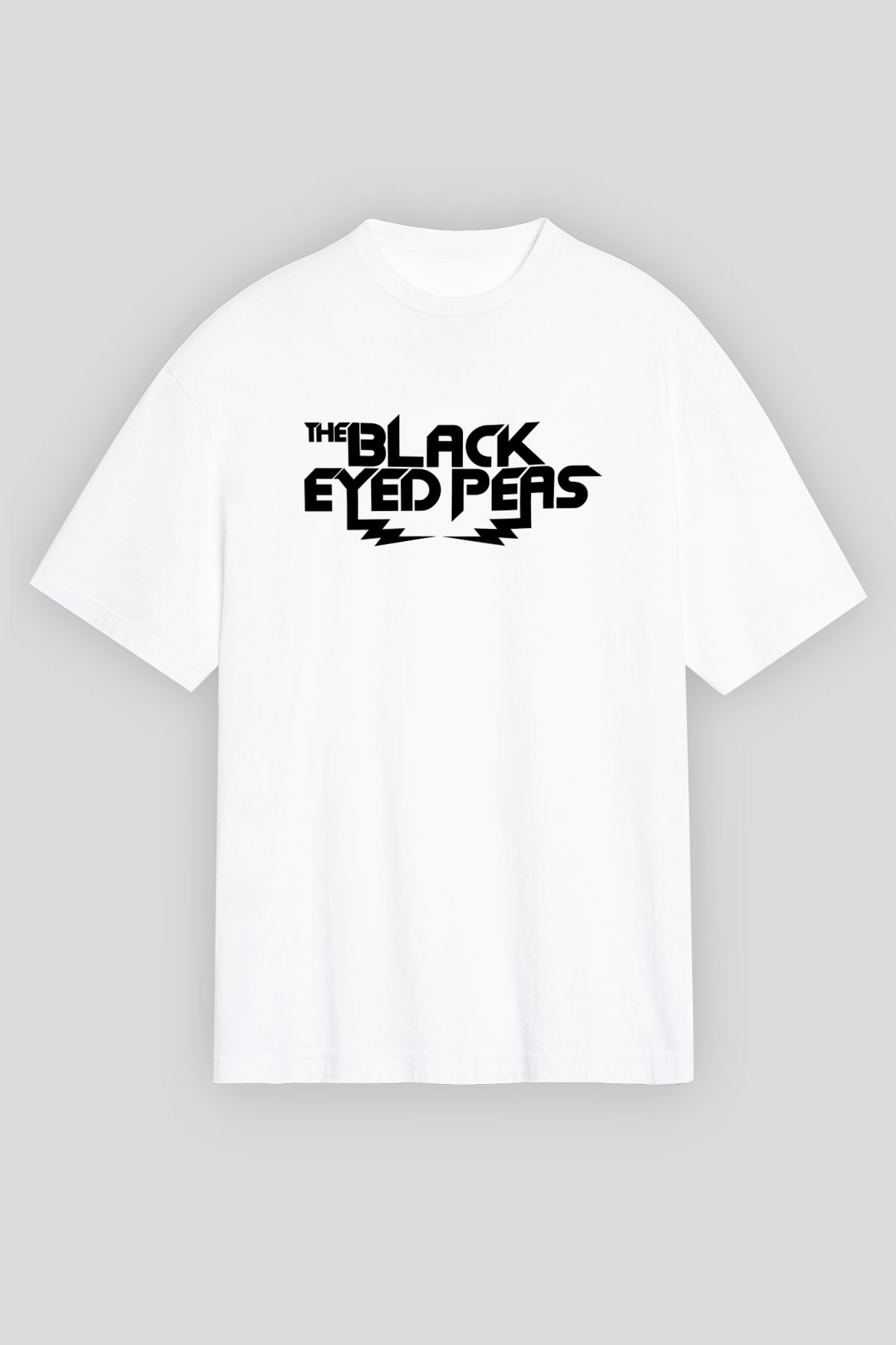 Black Eyed Peas Beyaz Oversize Tişört Oversize T-shirt - TişörtFabrikası
