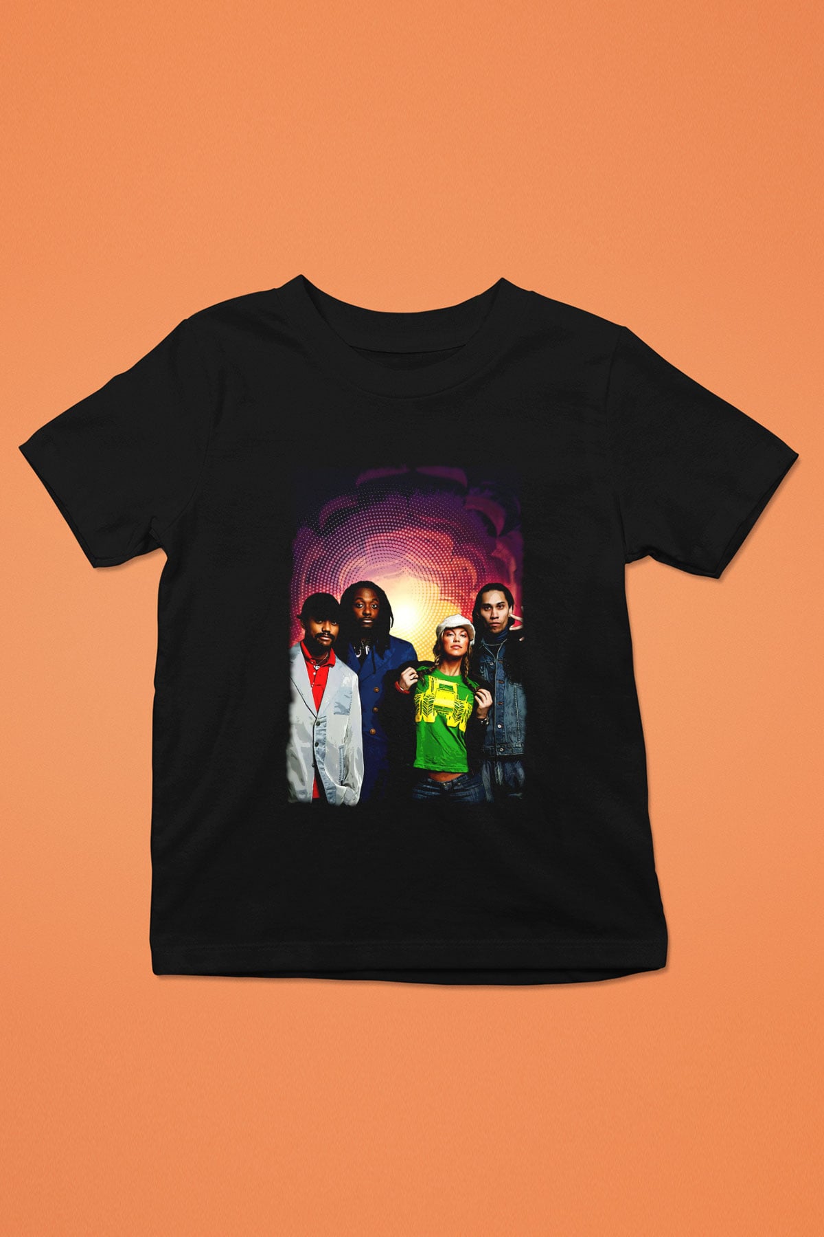 Black Eyed Peas Siyah Unisex Çocuk Tişört