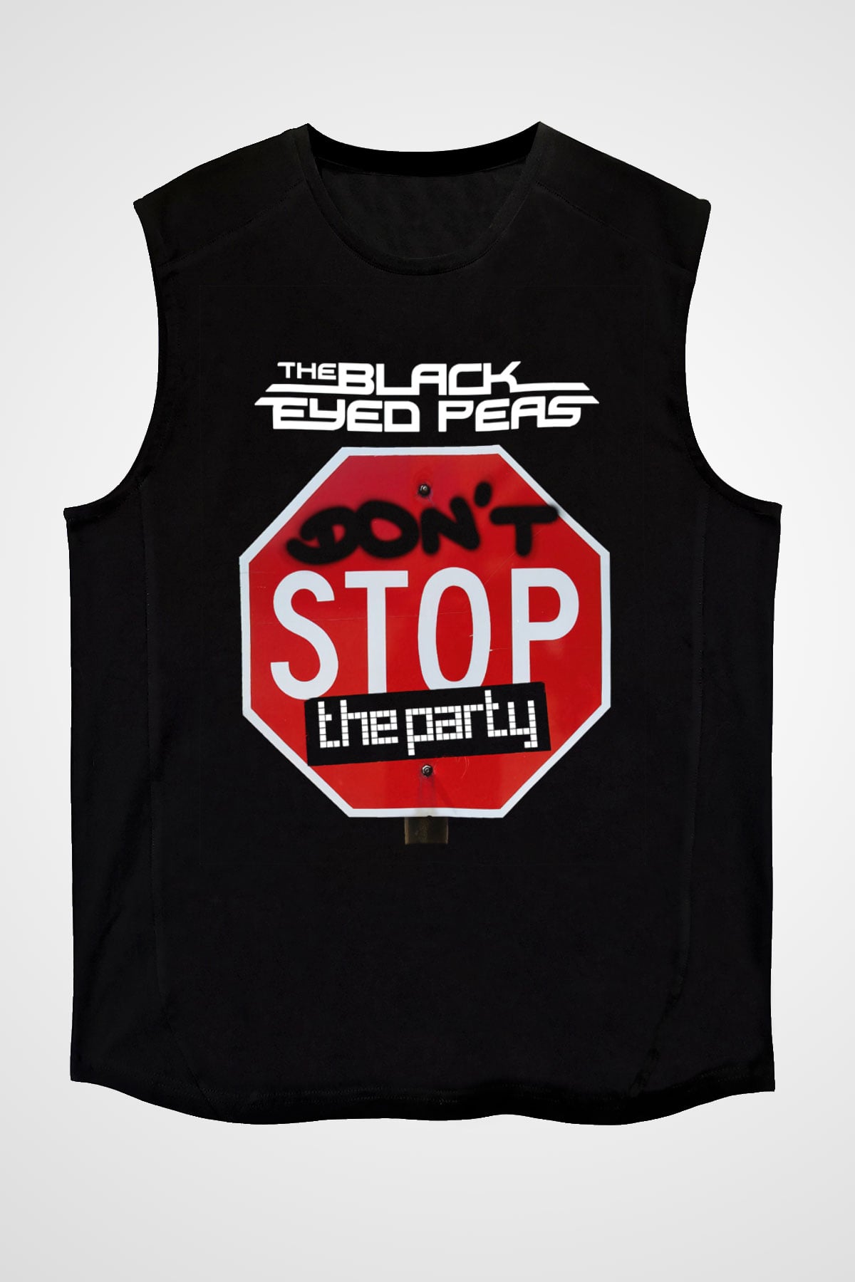 Black Eyed Peas Siyah Unisex Kolsuz Tişört