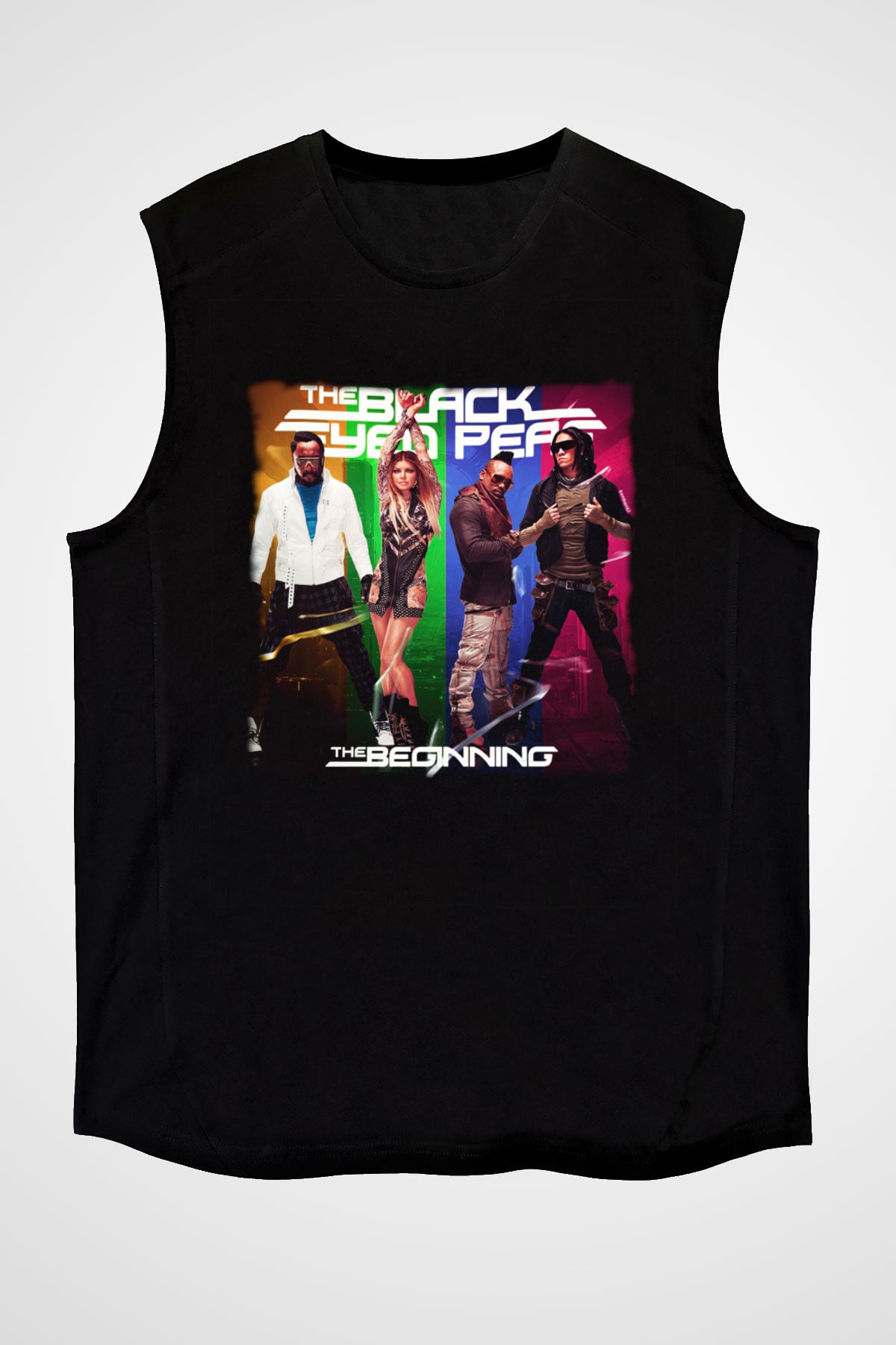 Black Eyed Peas Siyah Unisex Kolsuz Tişört
