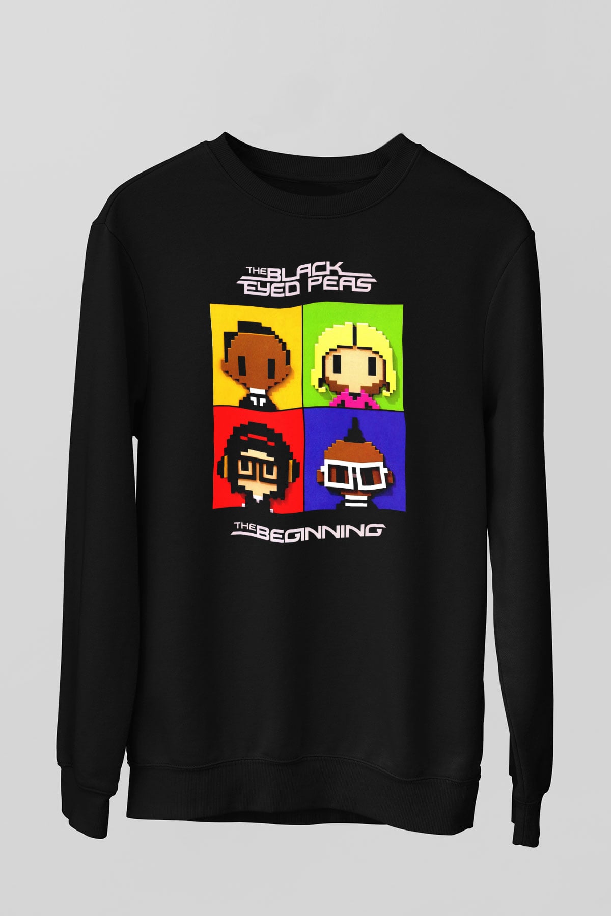 Black Eyed Peas Siyah Unisex Sweatshirt