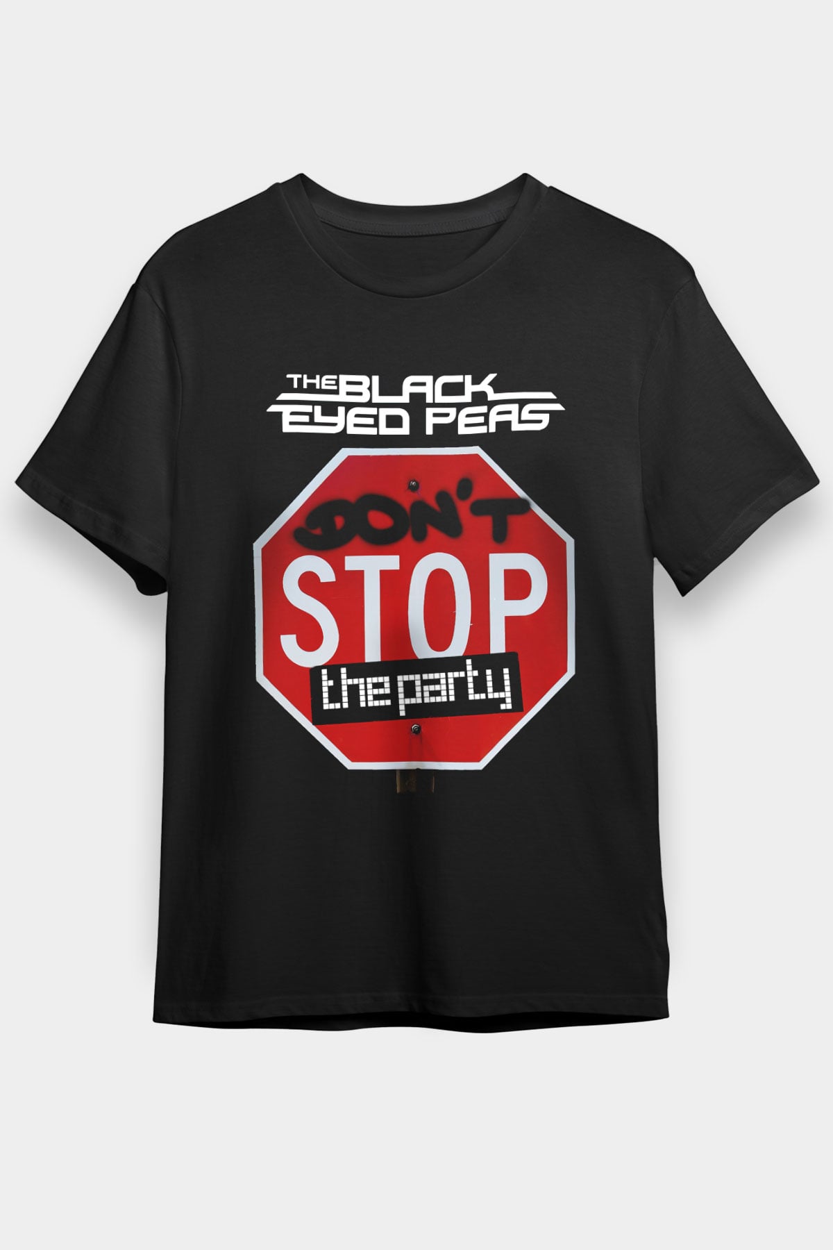 Black Eyed Peas Siyah Unisex Tişört T-Shirt - TişörtFabrikası