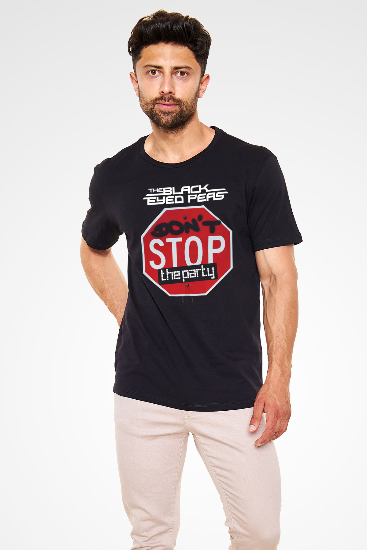 Black Eyed Peas Siyah Unisex Tişört T-Shirt - TişörtFabrikası