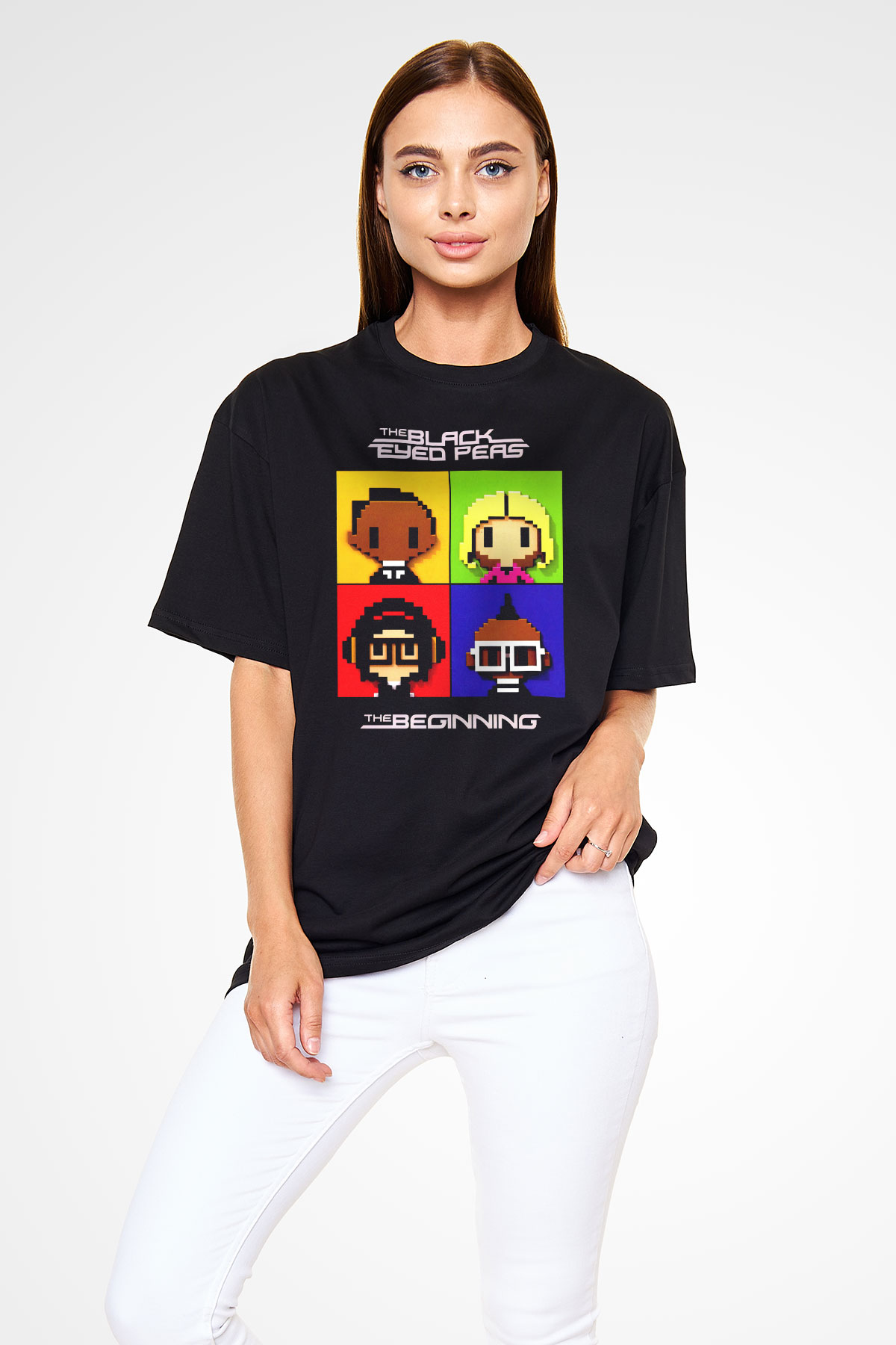 Black Eyed Peas Siyah Unisex Tişört T-Shirt - TişörtFabrikası