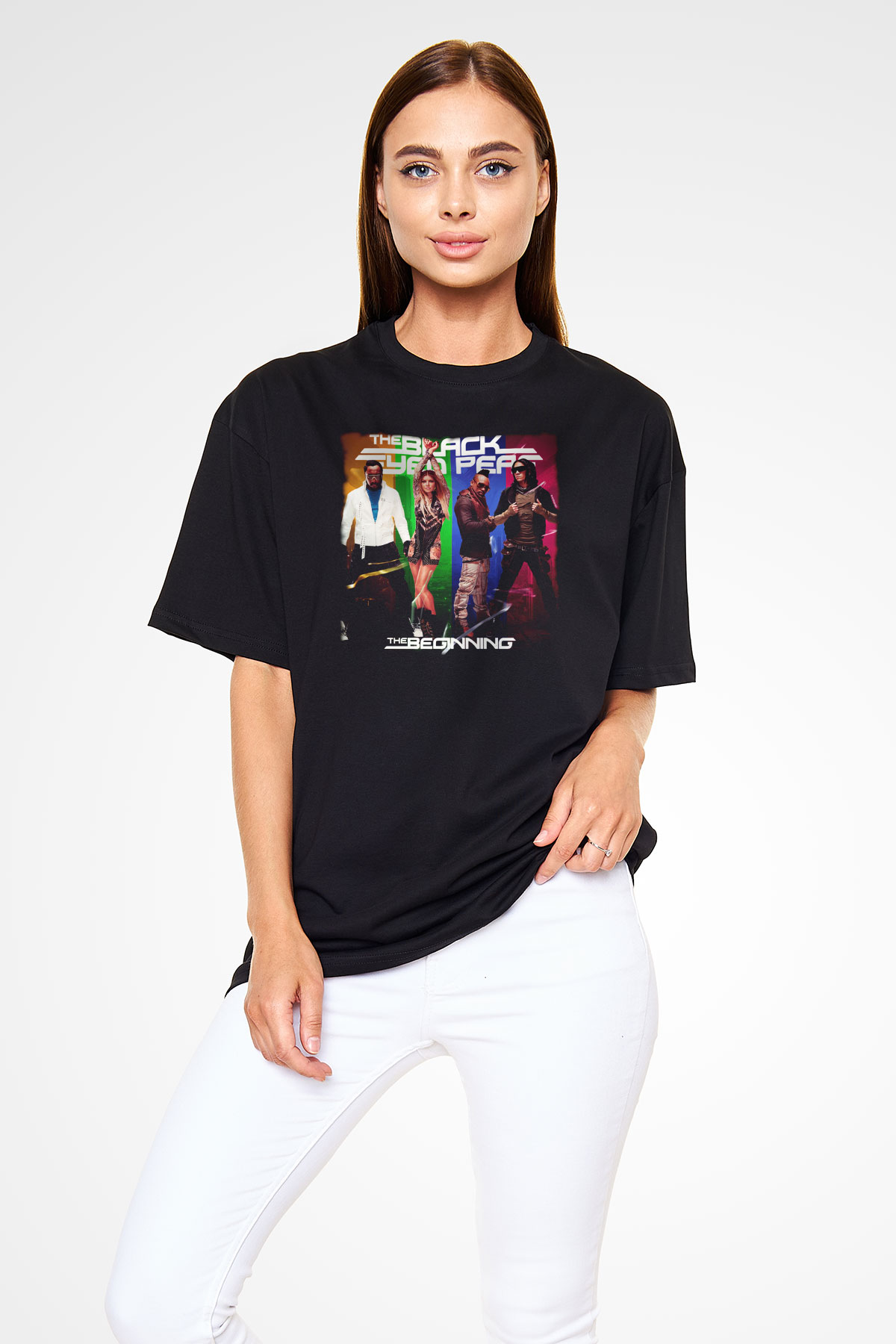 Black Eyed Peas Siyah Unisex Tişört T-Shirt - TişörtFabrikası