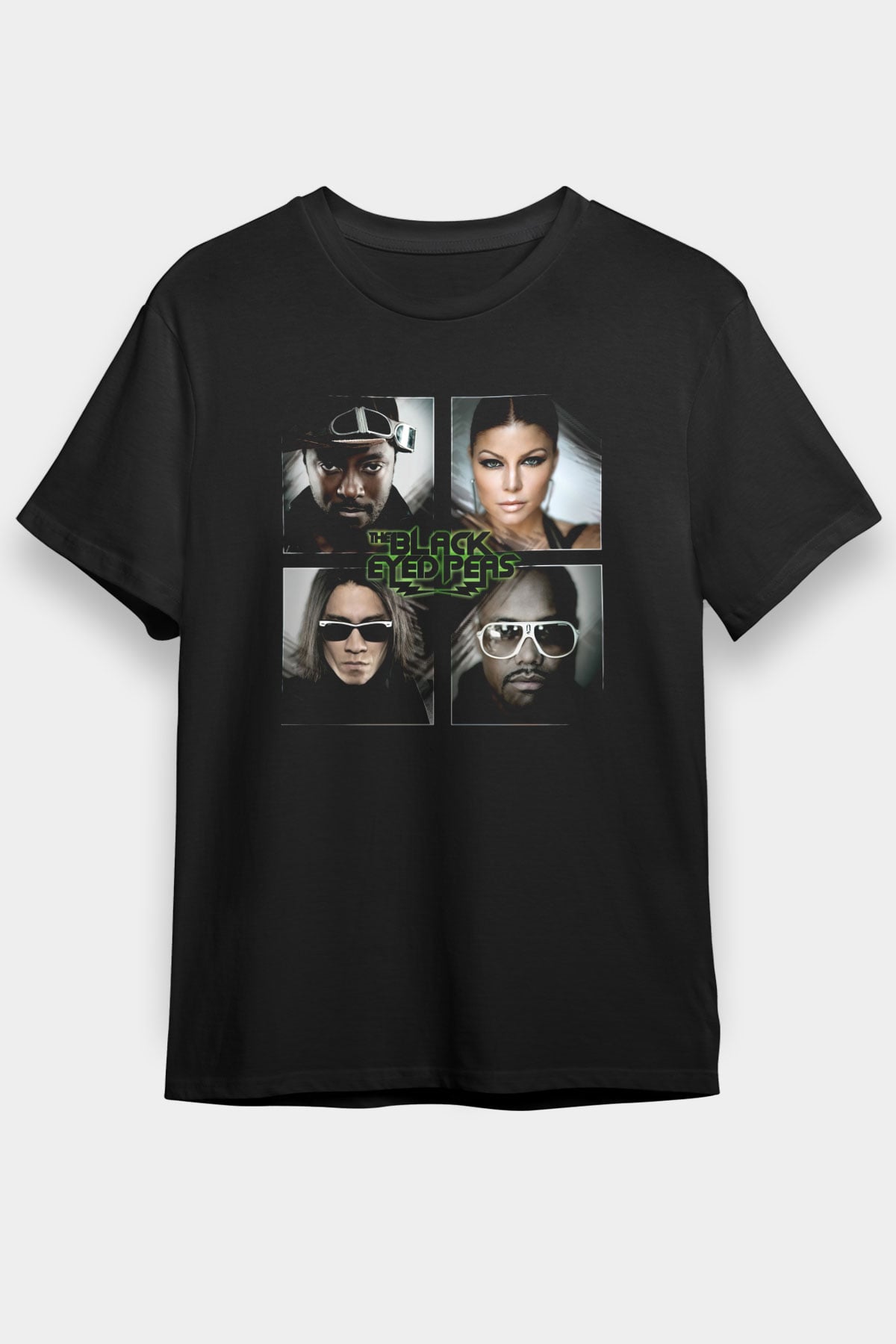 Black Eyed Peas Siyah Unisex Tişört T-Shirt - TişörtFabrikası