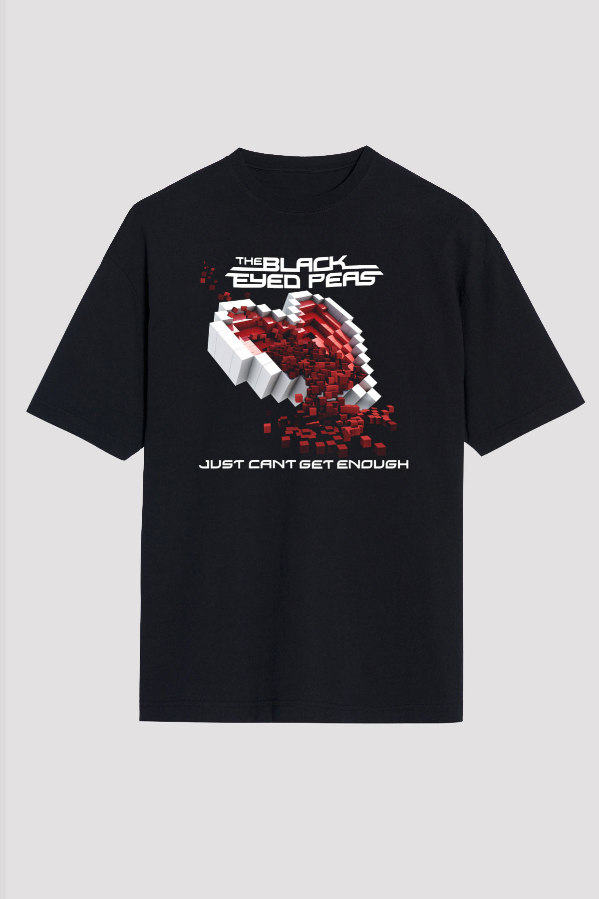 Black Eyed Peas Siyah Oversize Tişört Oversize T-shirt - TişörtFabrikası