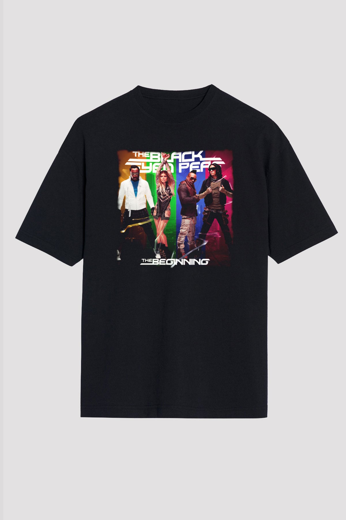 Black Eyed Peas Siyah Unisex Tişört T-Shirt - TişörtFabrikası