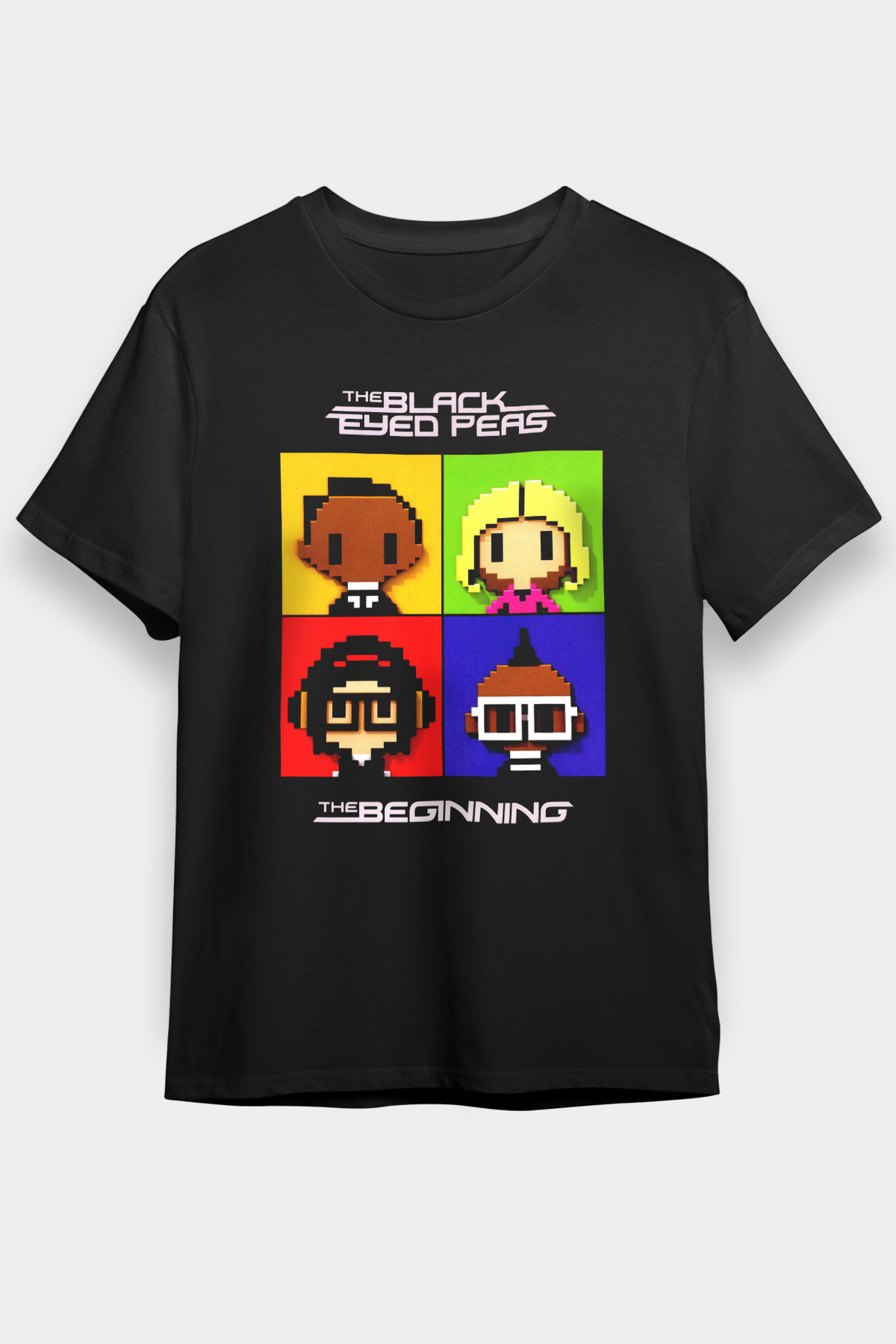 Black Eyed Peas Siyah Unisex Tişört T-Shirt - TişörtFabrikası