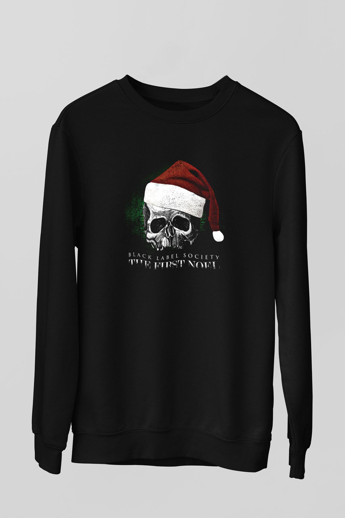 Black Label Society Baskılı Unisex Siyah Sweatshirt