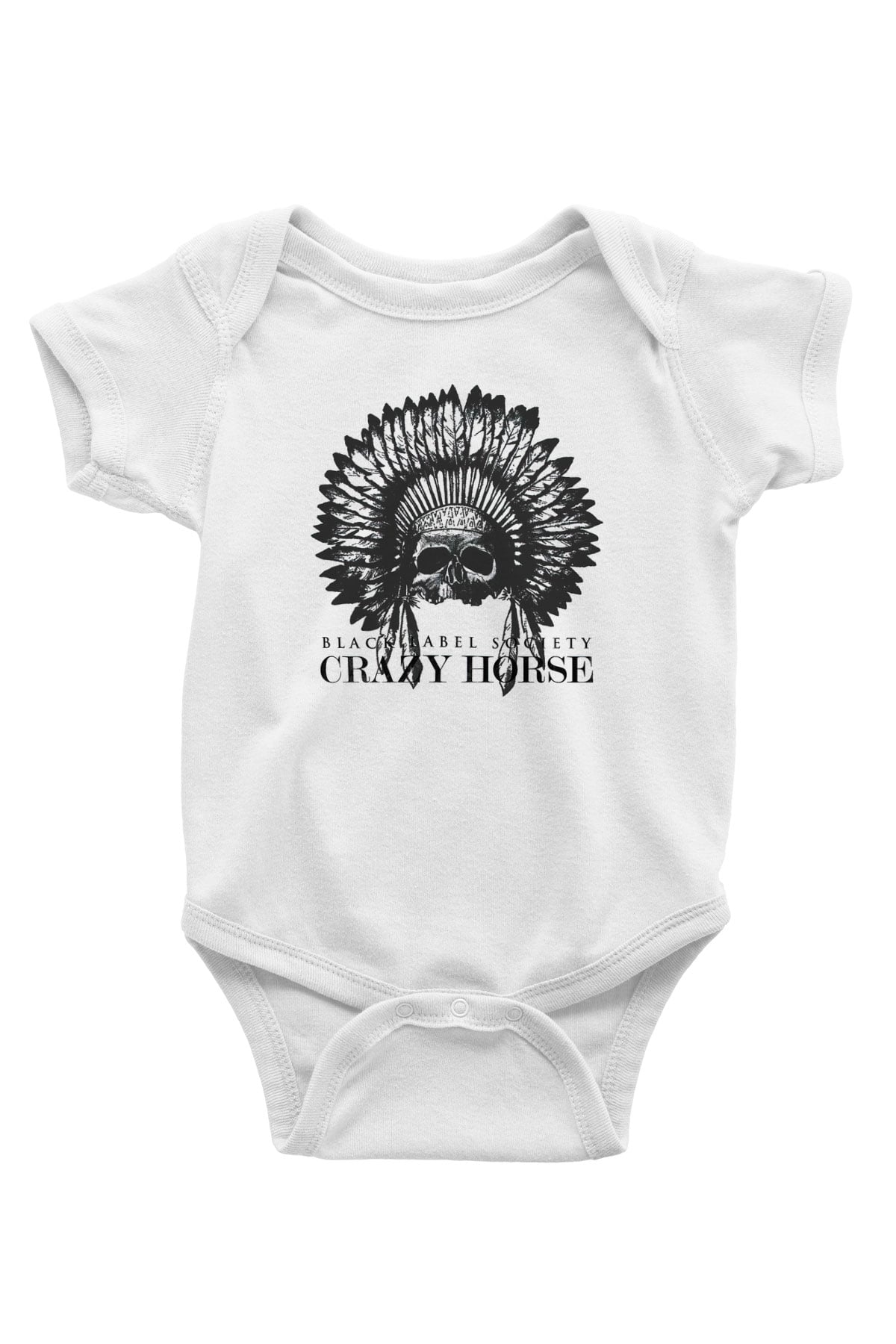 Black Label Society Beyaz Bebek Body - Zıbın