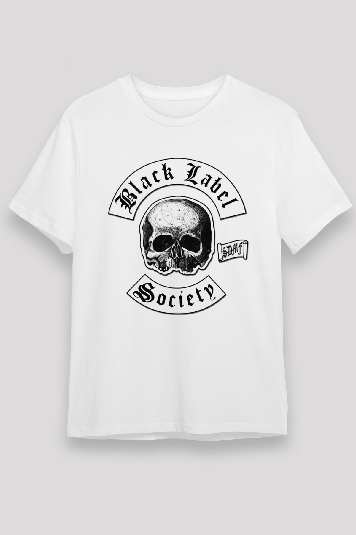 Black Label Society Beyaz Unisex Tişört T-Shirt - TişörtFabrikası