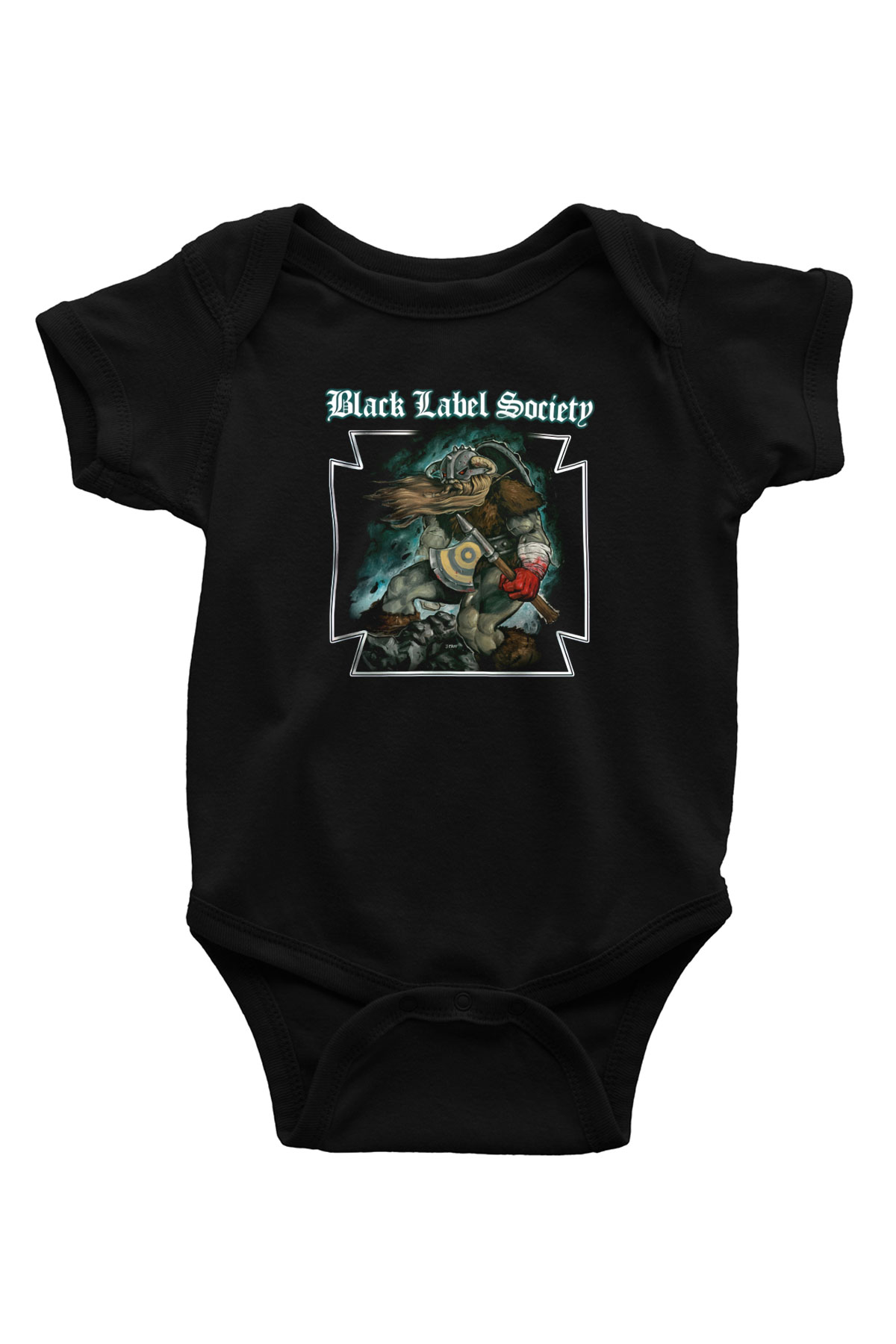 Black Label Society Siyah Bebek Body - Zıbın