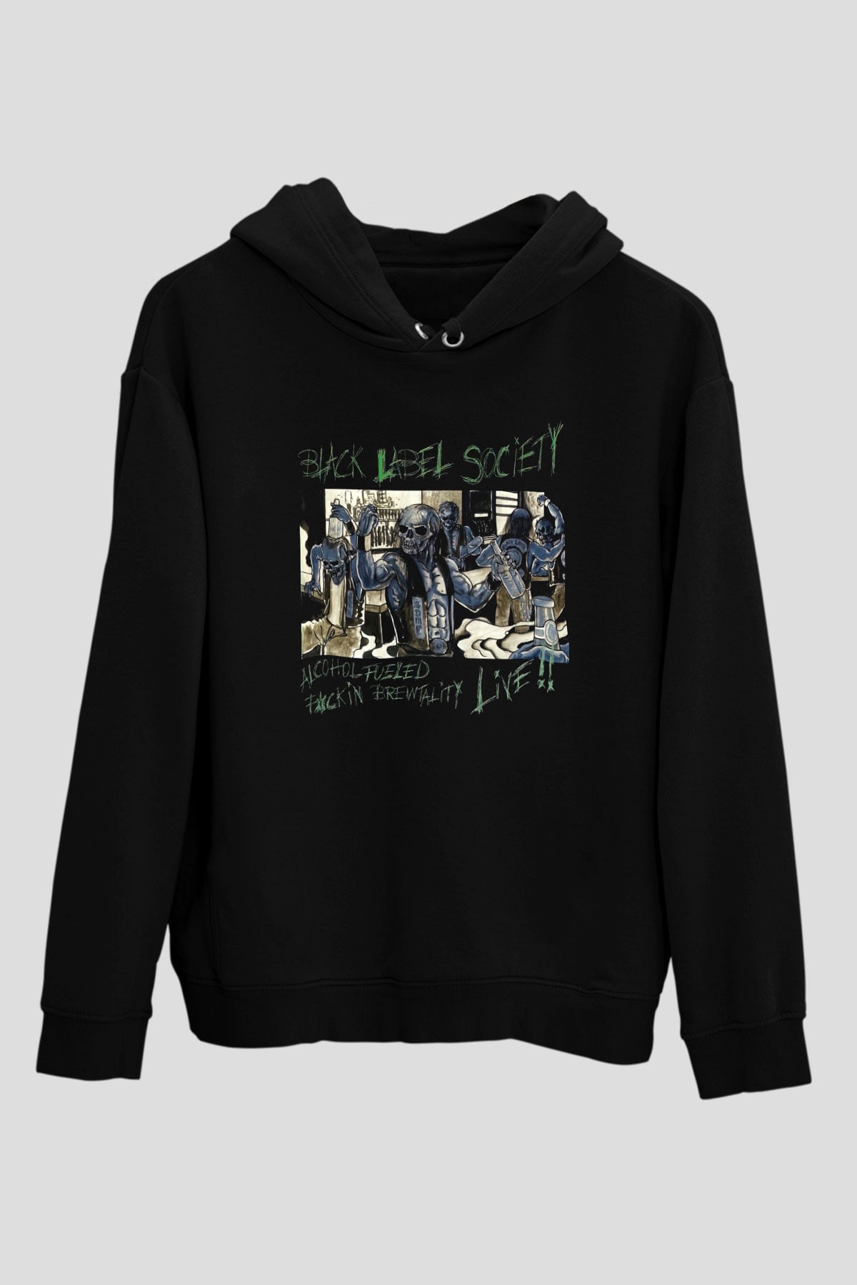 Black Label Society Siyah Unisex Hoodie