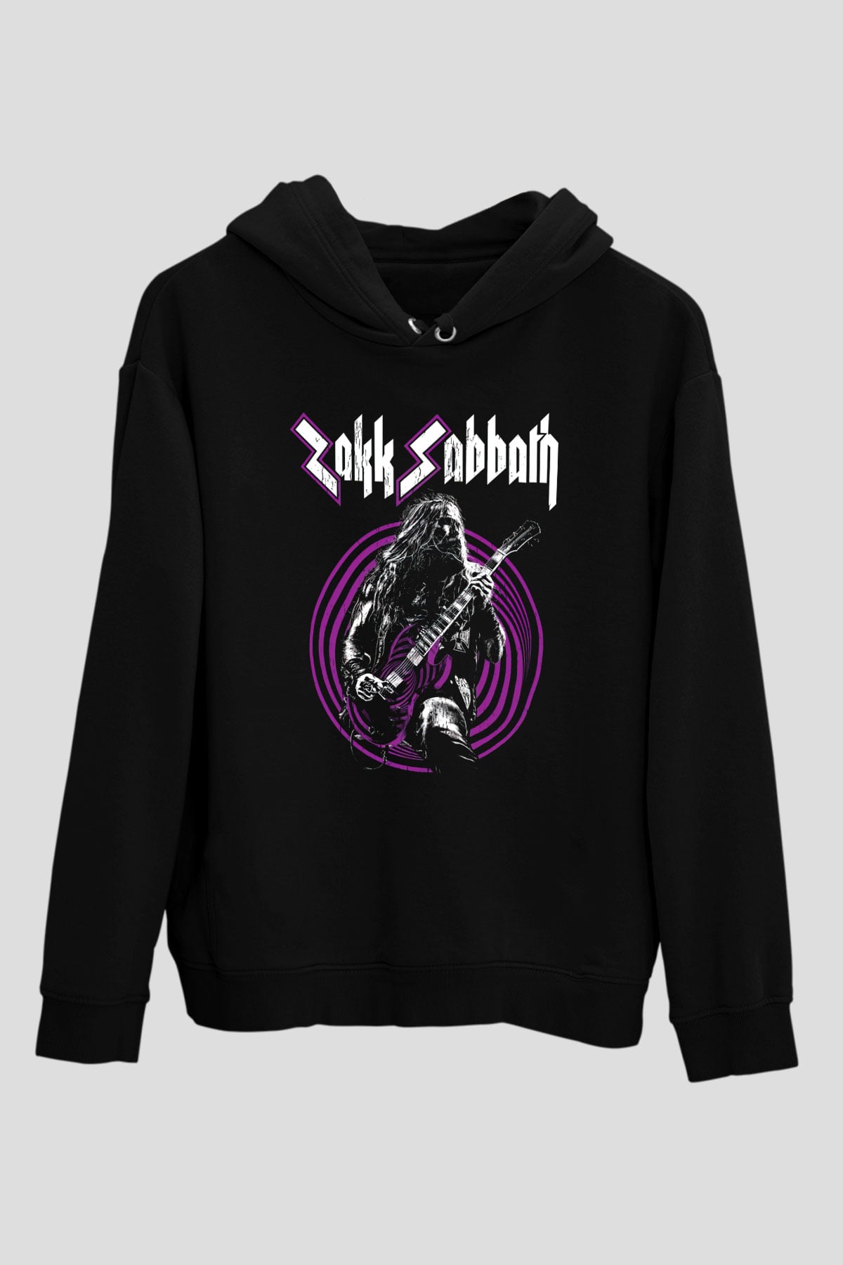 Black Label Society Siyah Unisex Kapüşonlu Sweatshirt