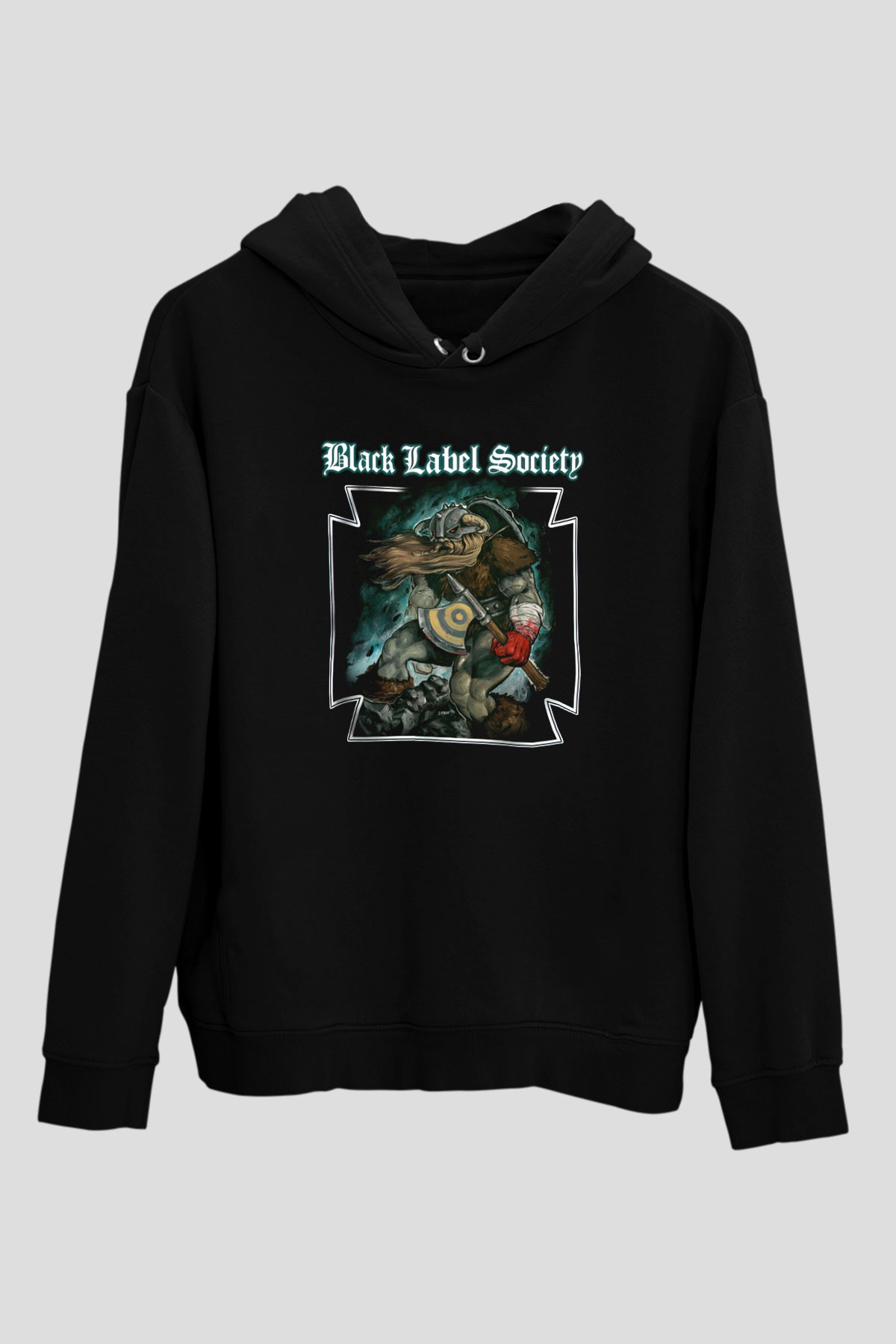 Black Label Society Siyah Unisex Kapüşonlu Sweatshirt