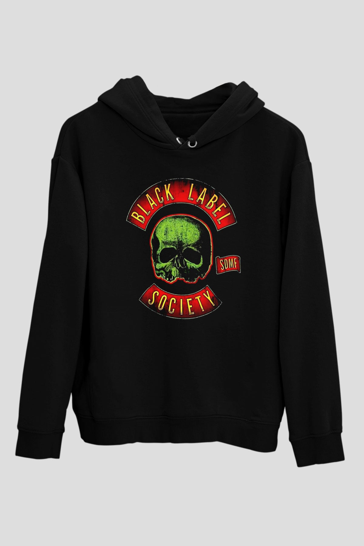Black Label Society Siyah Unisex Kapüşonlu Sweatshirt