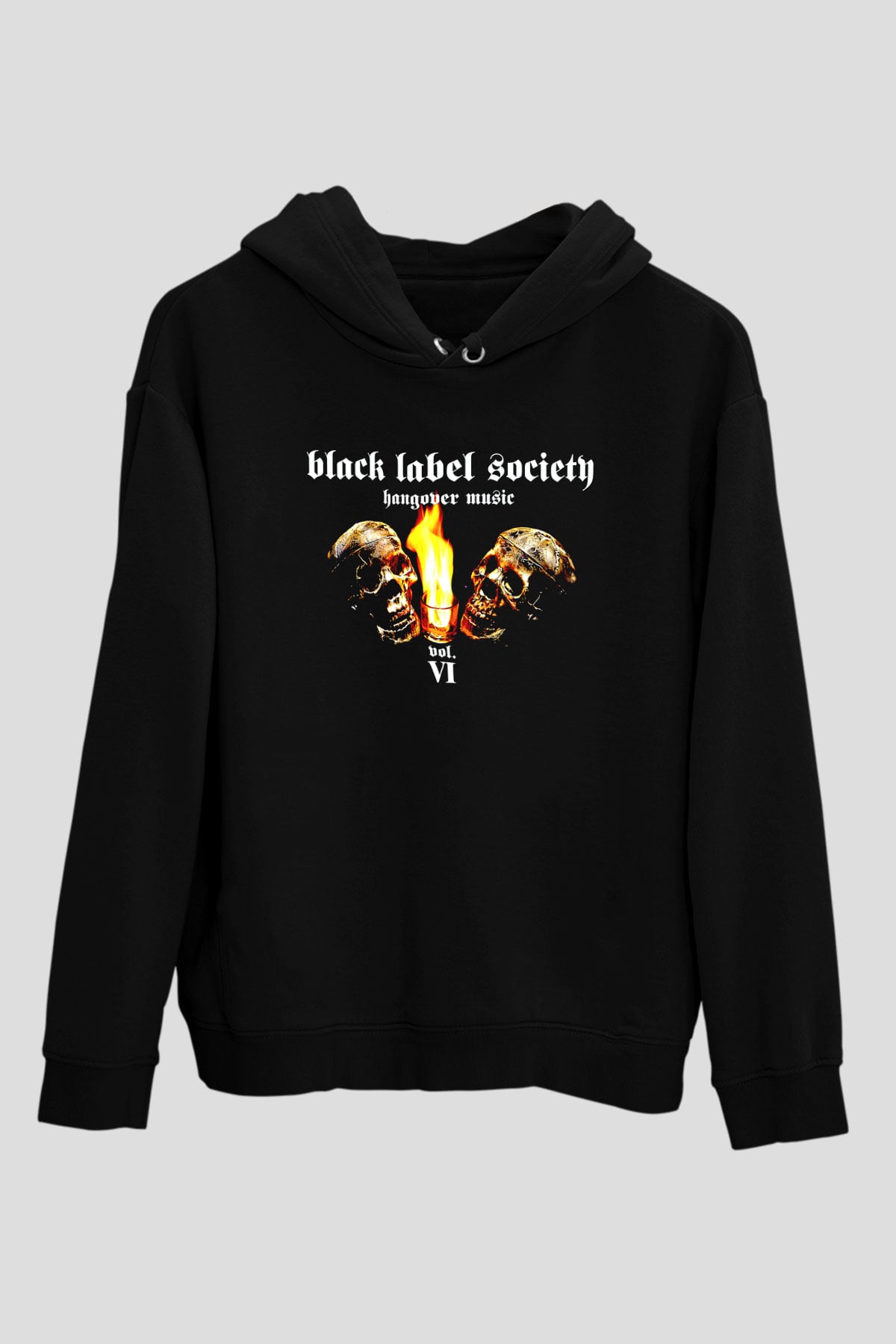 Black Label Society Siyah Unisex Kapüşonlu Sweatshirt