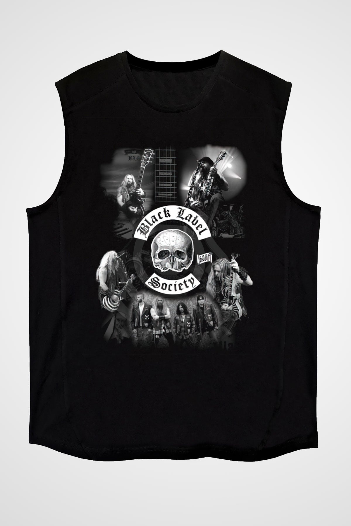 Black Label Society Siyah Unisex Kolsuz Tişört