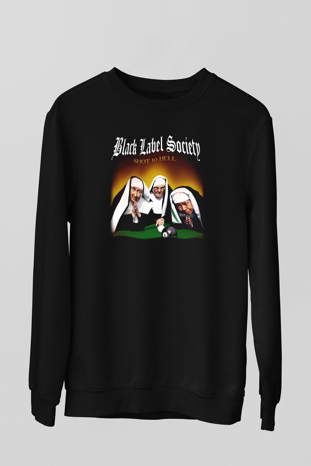 Black Label Society Siyah Unisex Sweatshirt
