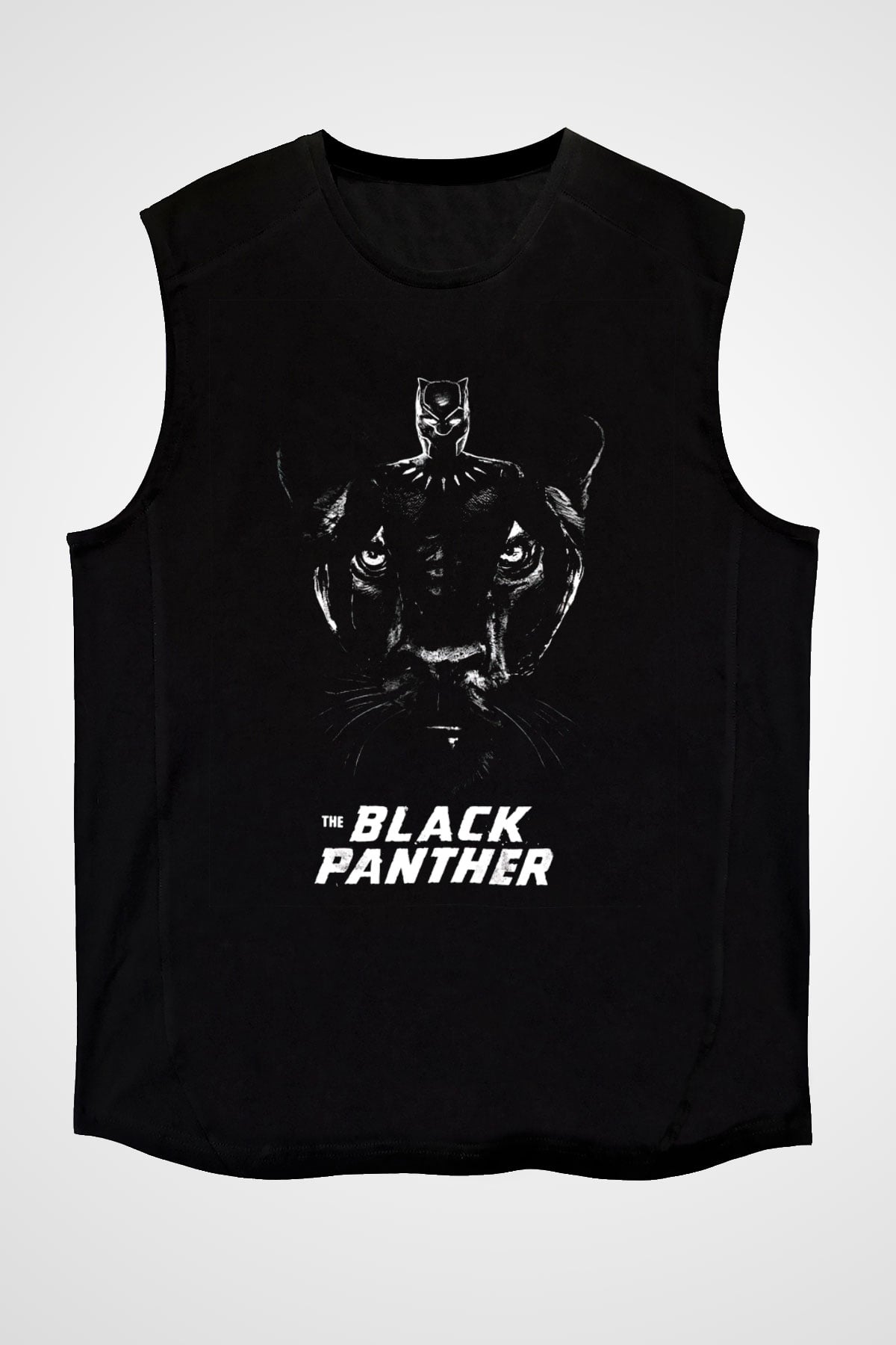 Black Panther Siyah Unisex Kolsuz Tişört