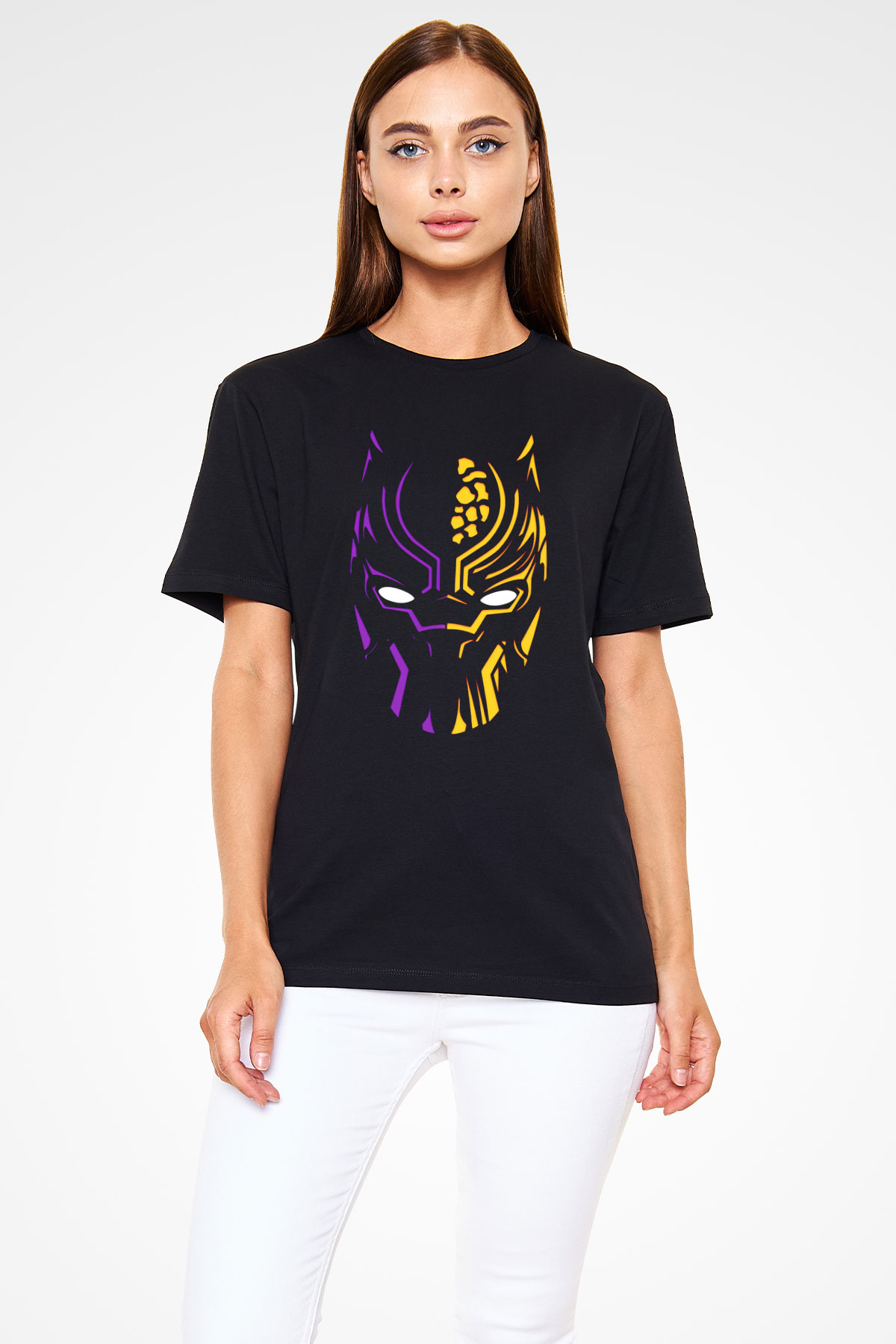 Black Panther Siyah Unisex Tişört T-Shirt