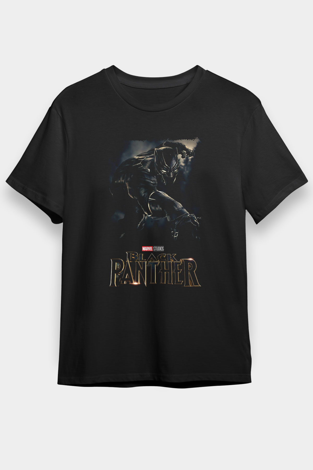 Black Panther Siyah Unisex Tişört T-Shirt