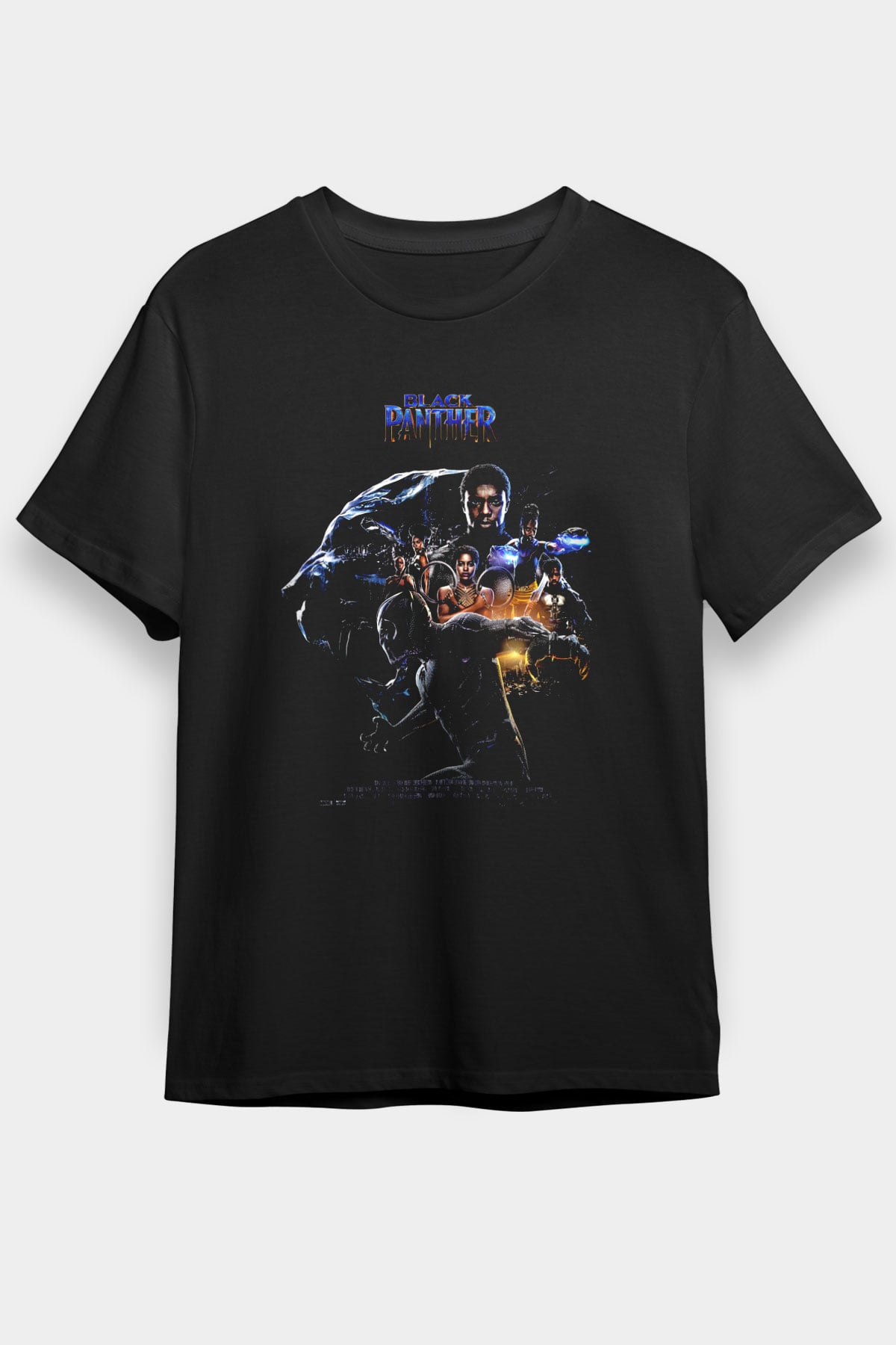 Black Panther Siyah Unisex Tişört T-Shirt