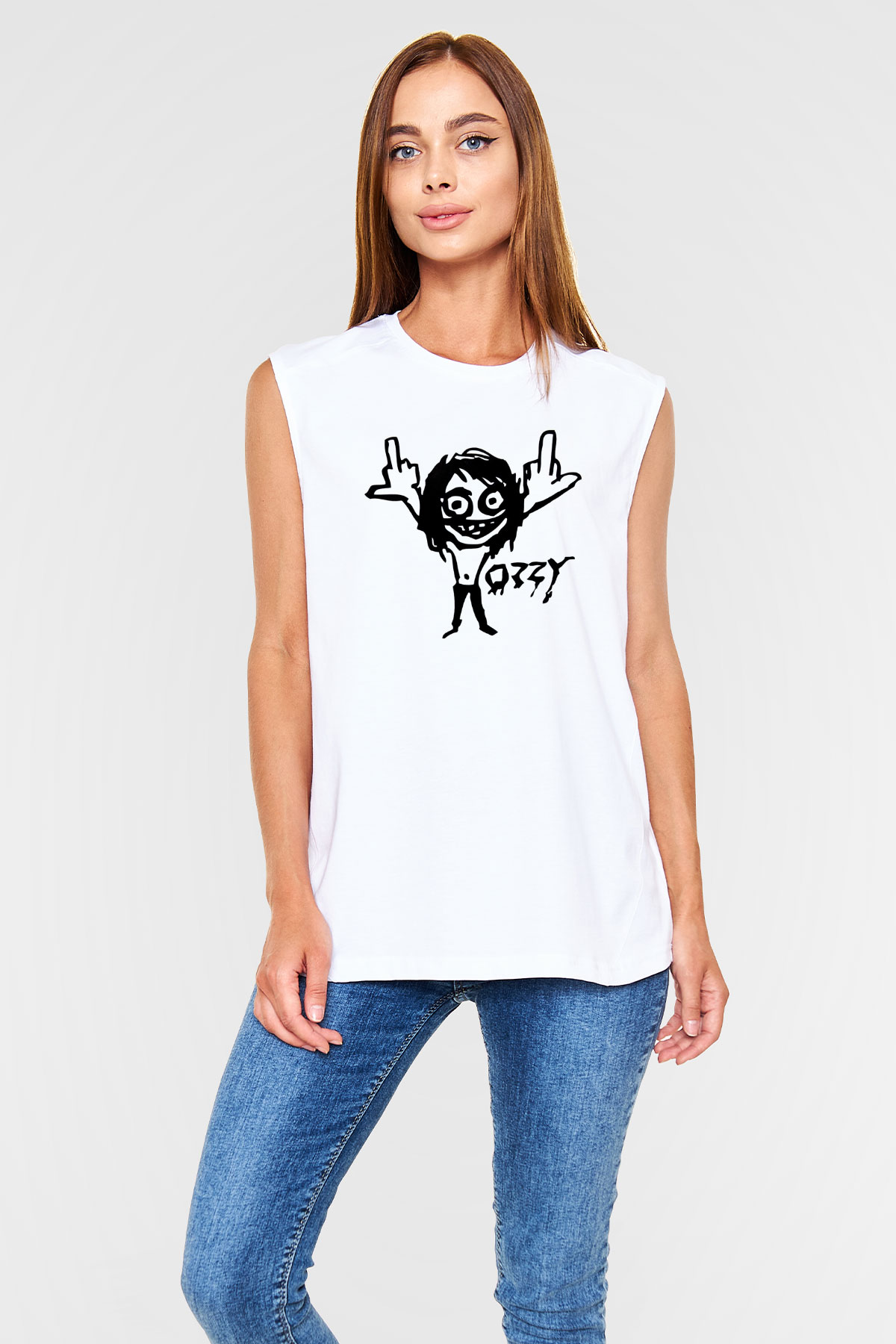 Black Sabbath Beyaz Unisex Kolsuz Tişört