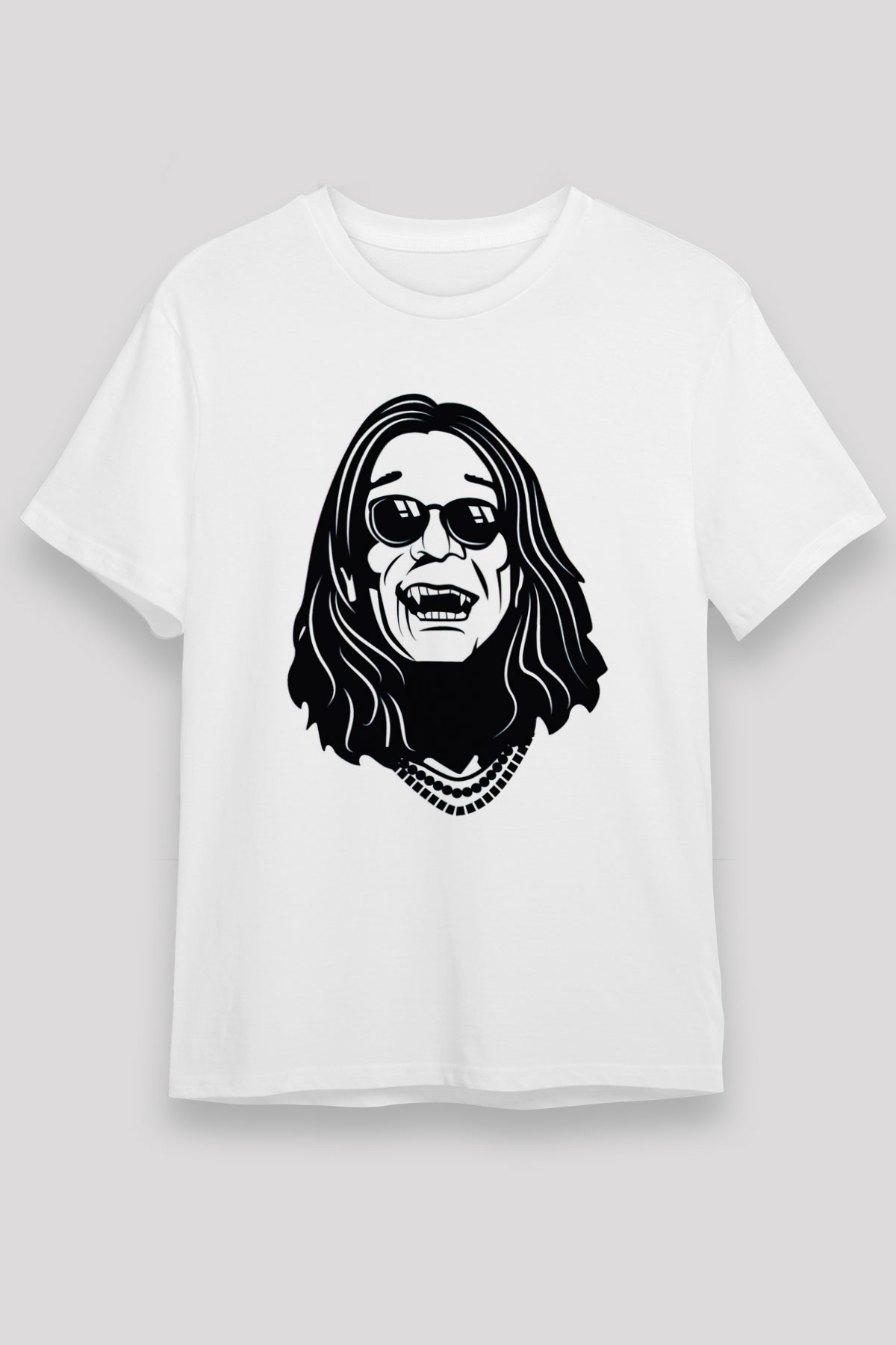 Black Sabbath Beyaz Unisex Tişört T-Shirt - TişörtFabrikası
