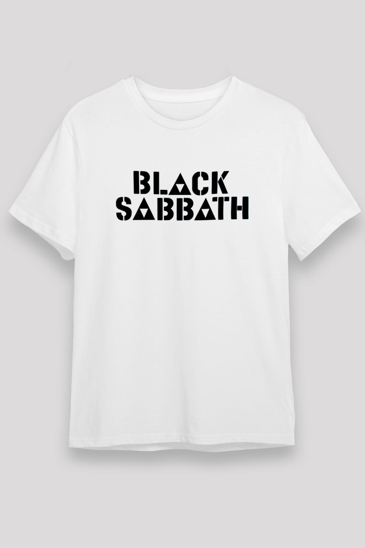 Black Sabbath Beyaz Unisex Tişört T-Shirt - TişörtFabrikası