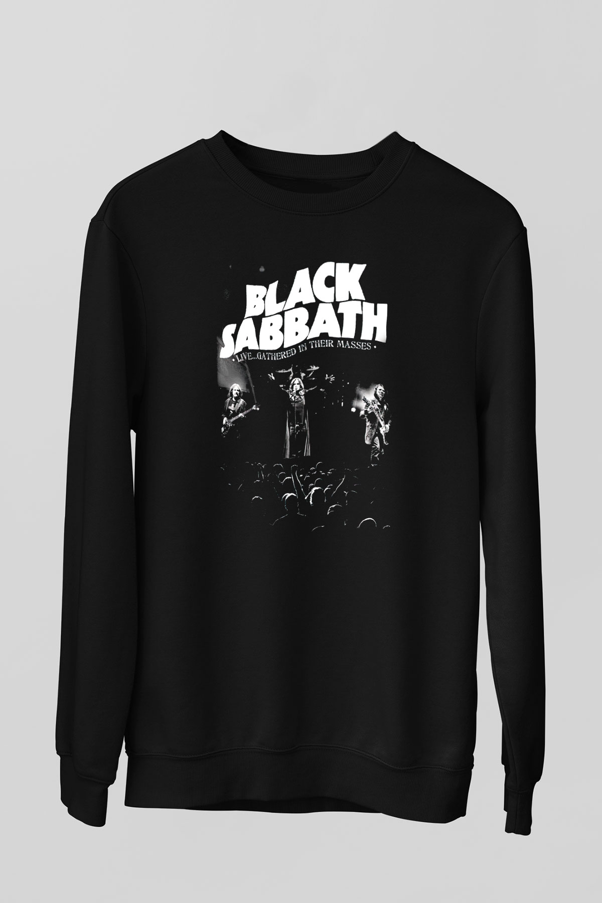 Black Sabbath Gathered İn Their Masses Siyah Unisex Sweatshirt