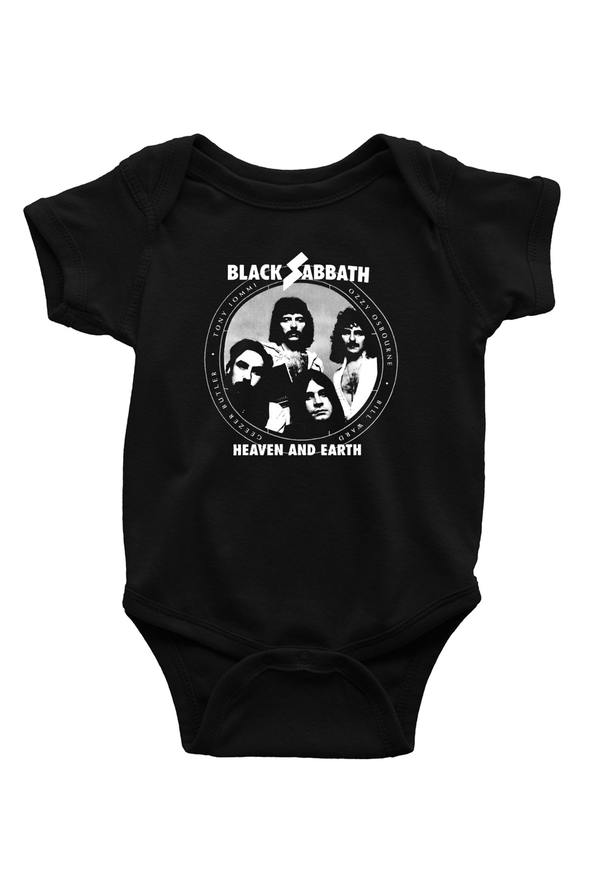 Black Sabbath Heaven And Earth Siyah Bebek Body - Zıbın
