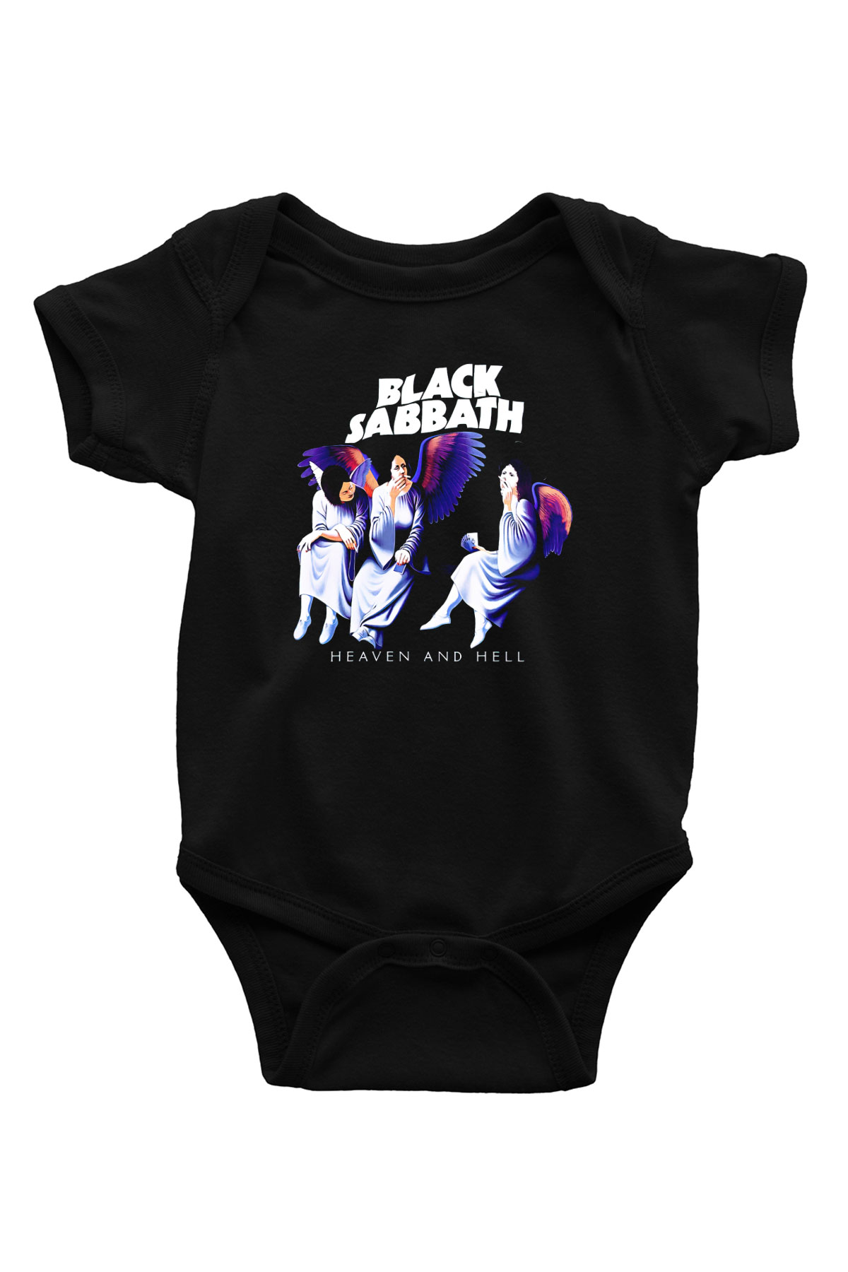 Black Sabbath Heaven And Hell Siyah Bebek Body - Zıbın