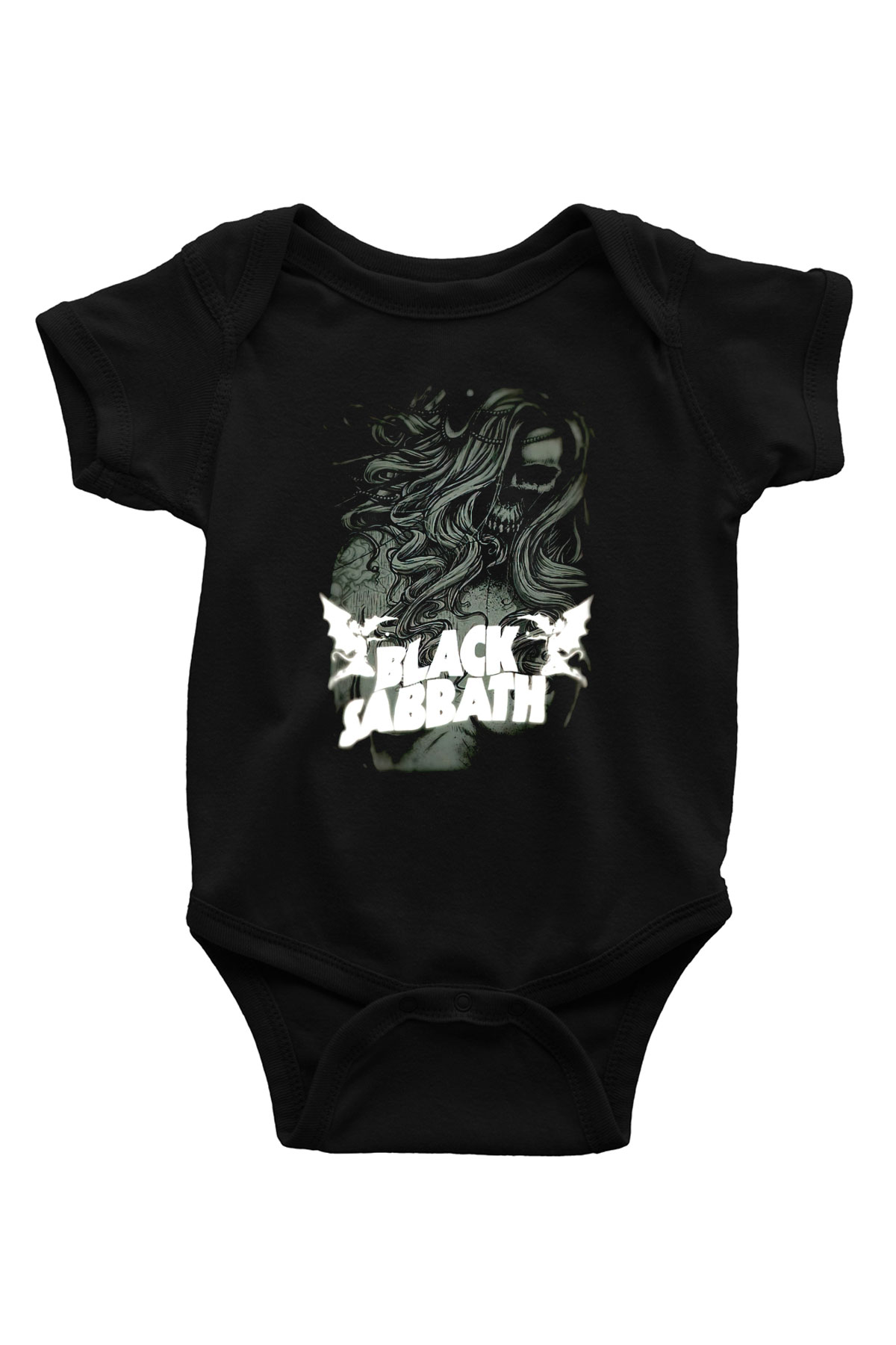 Black Sabbath Siyah Bebek Body - Zıbın