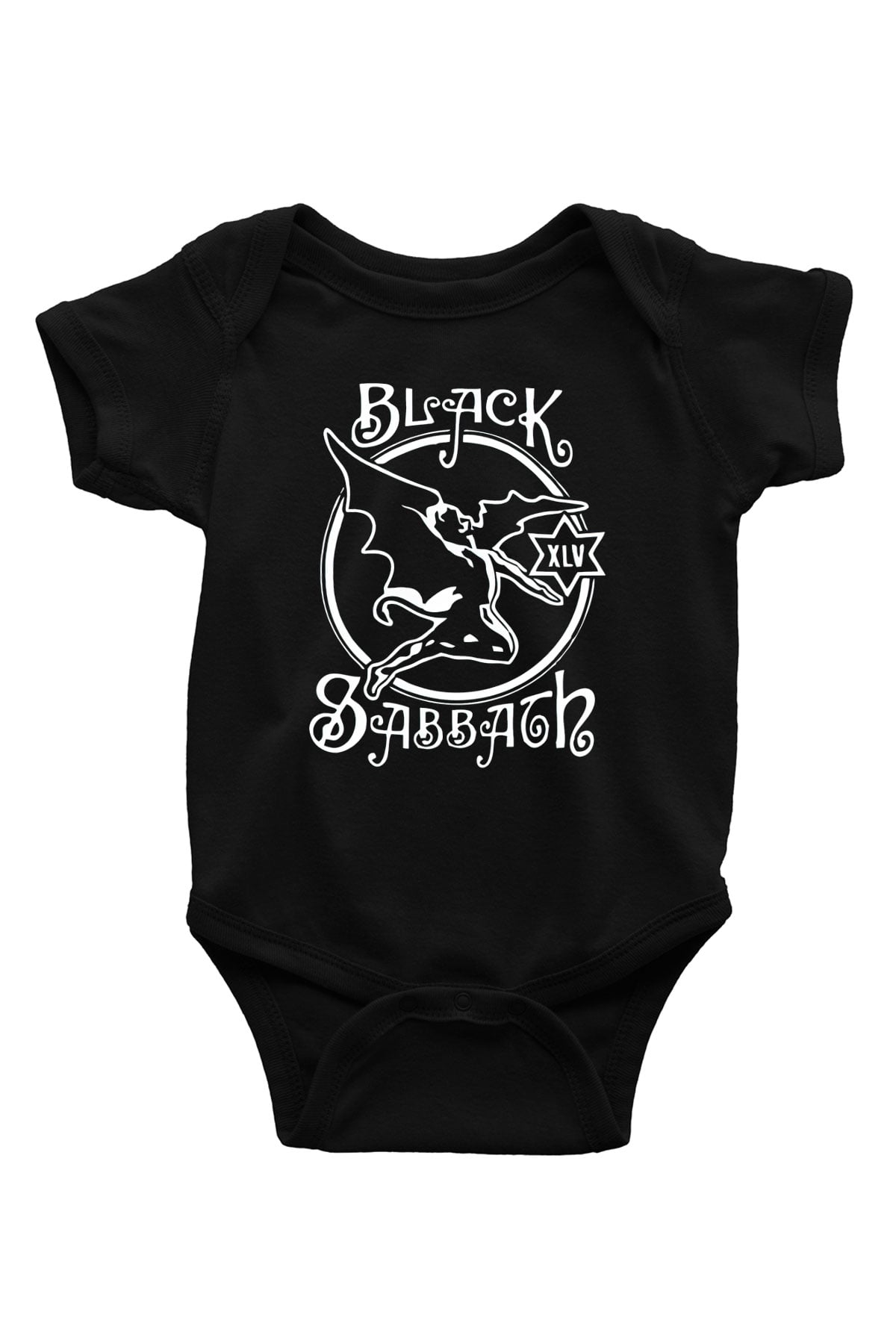 Black Sabbath Siyah Bebek Body - Zıbın