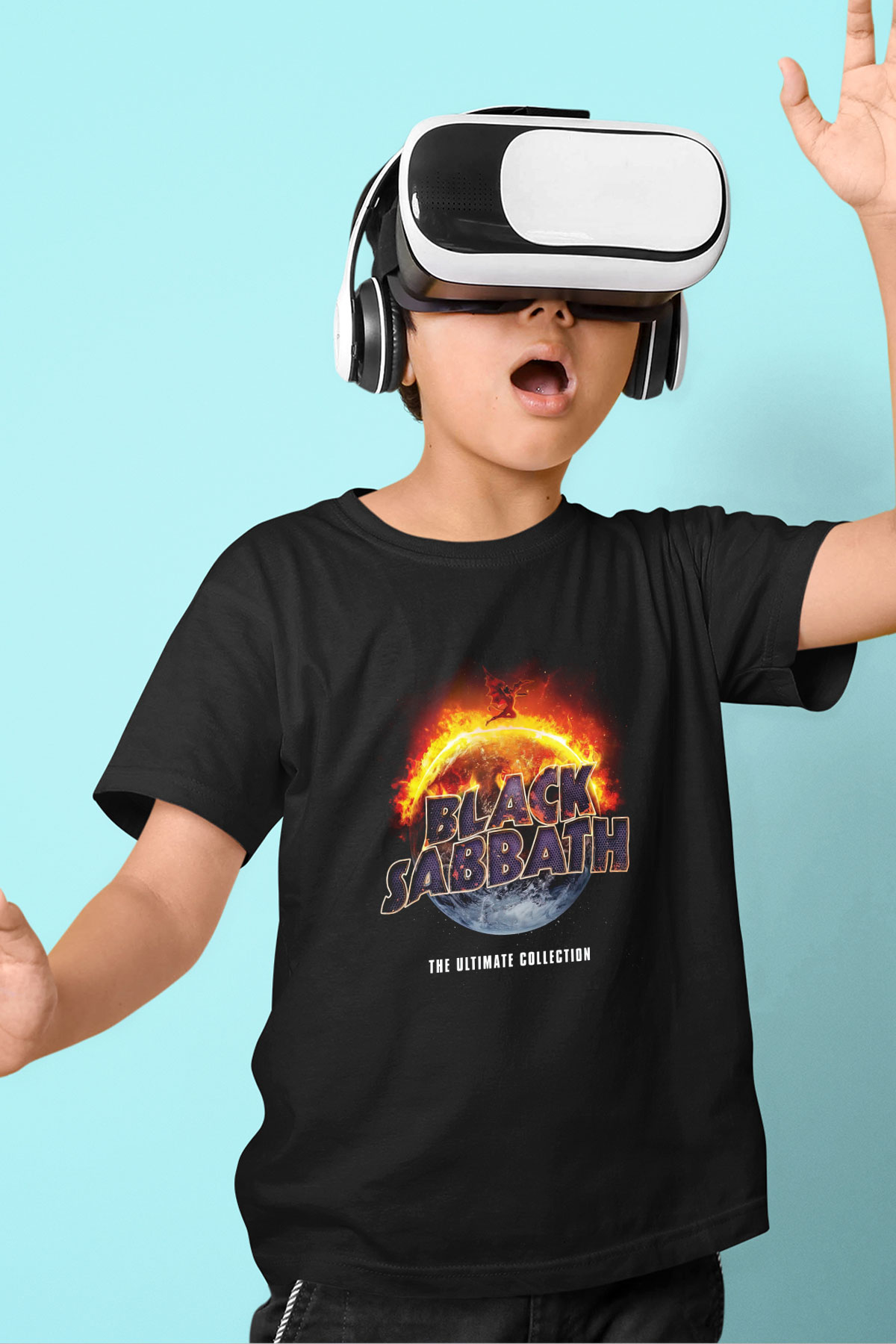 Black Sabbath Siyah Unisex Çocuk Tişört