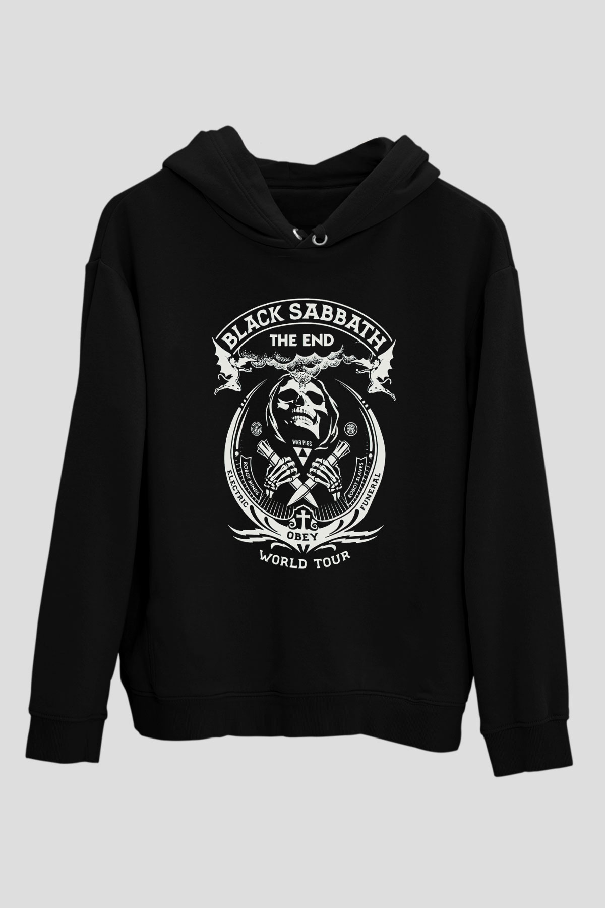 Black Sabbath Siyah Unisex Hoodie