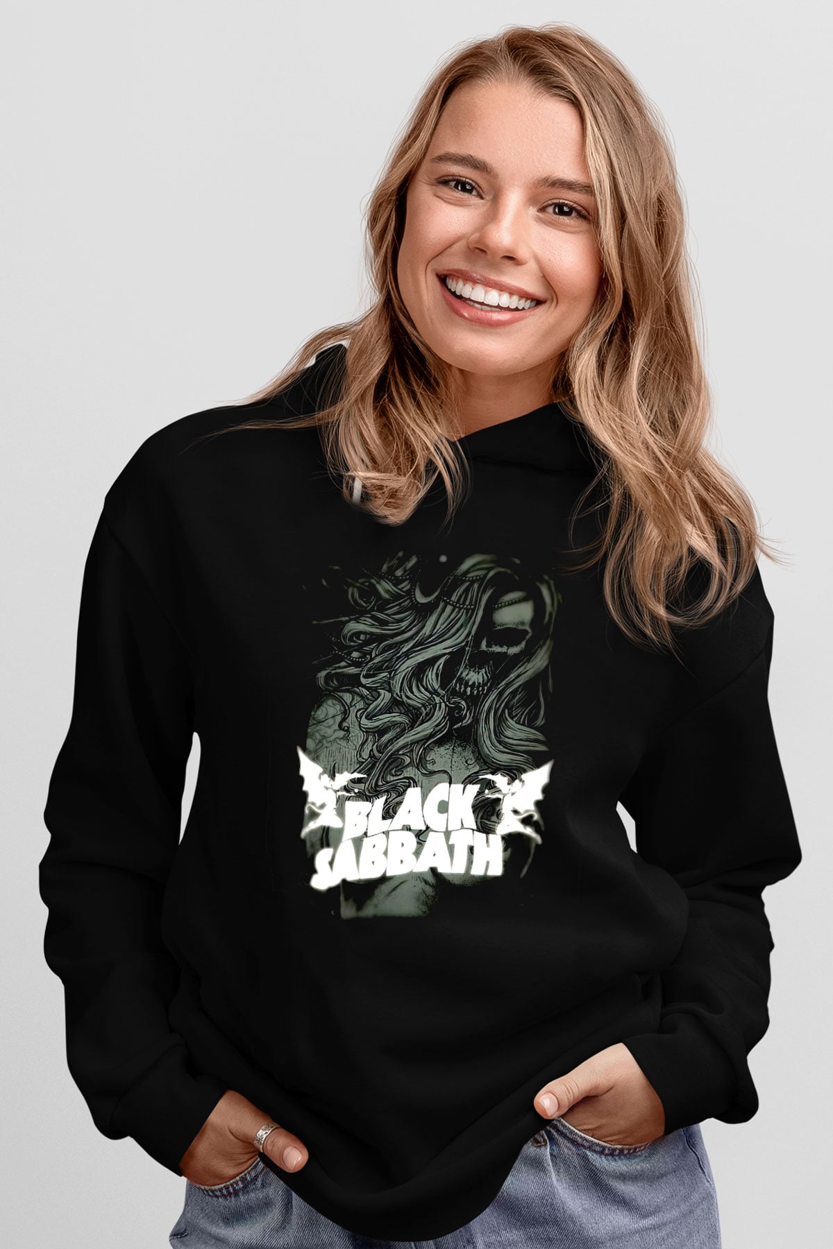 Black Sabbath Siyah Unisex Kapüşonlu Sweatshirt