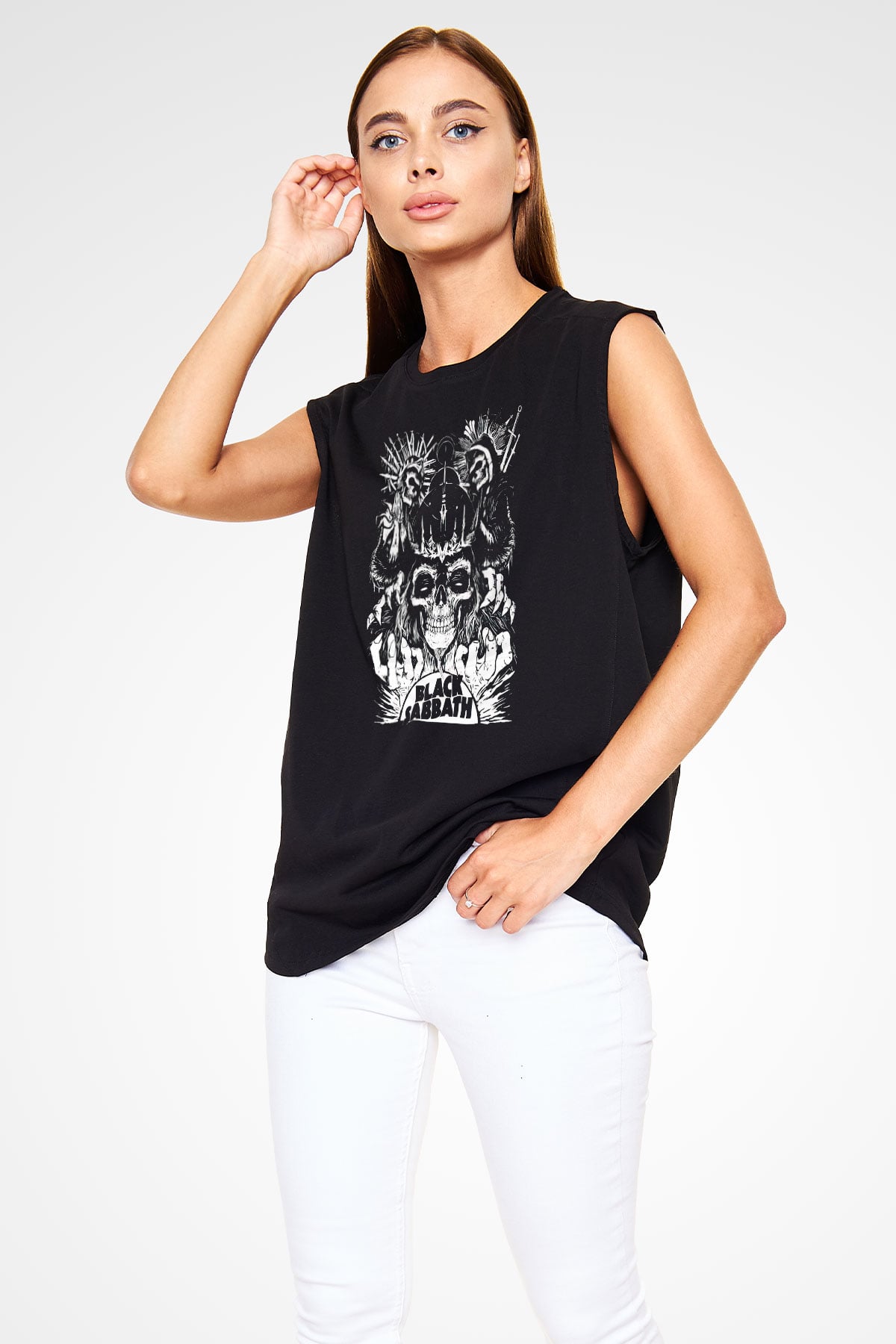 Black Sabbath Siyah Unisex Kolsuz Tişört