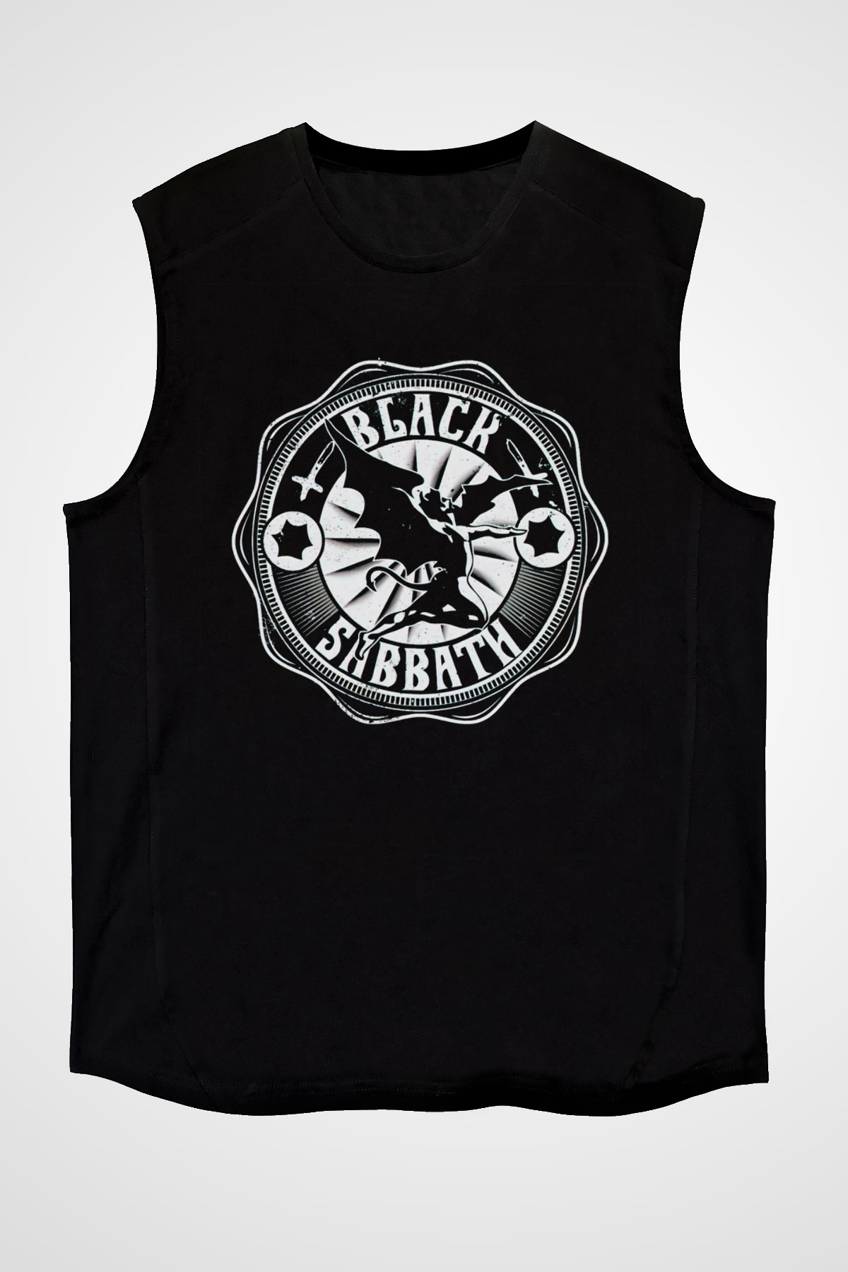 Black Sabbath Siyah Unisex Kolsuz Tişört