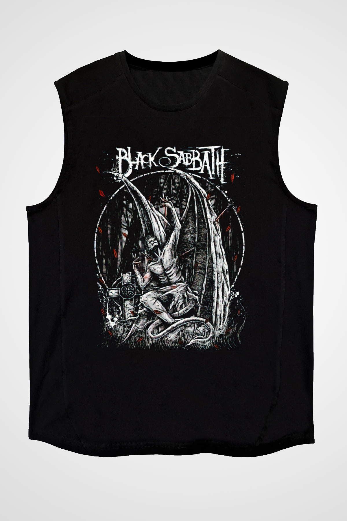 Black Sabbath Siyah Unisex Kolsuz Tişört