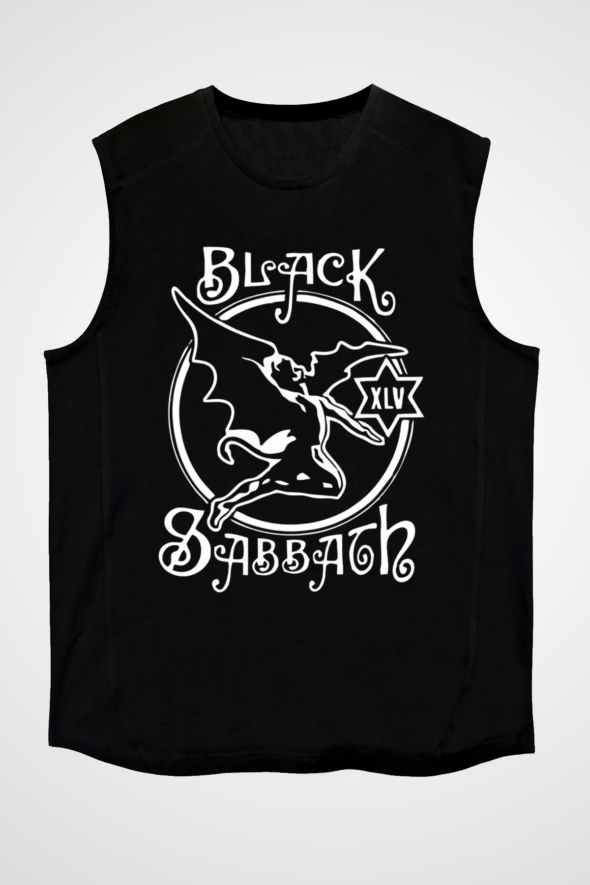 Black Sabbath Siyah Unisex Kolsuz Tişört