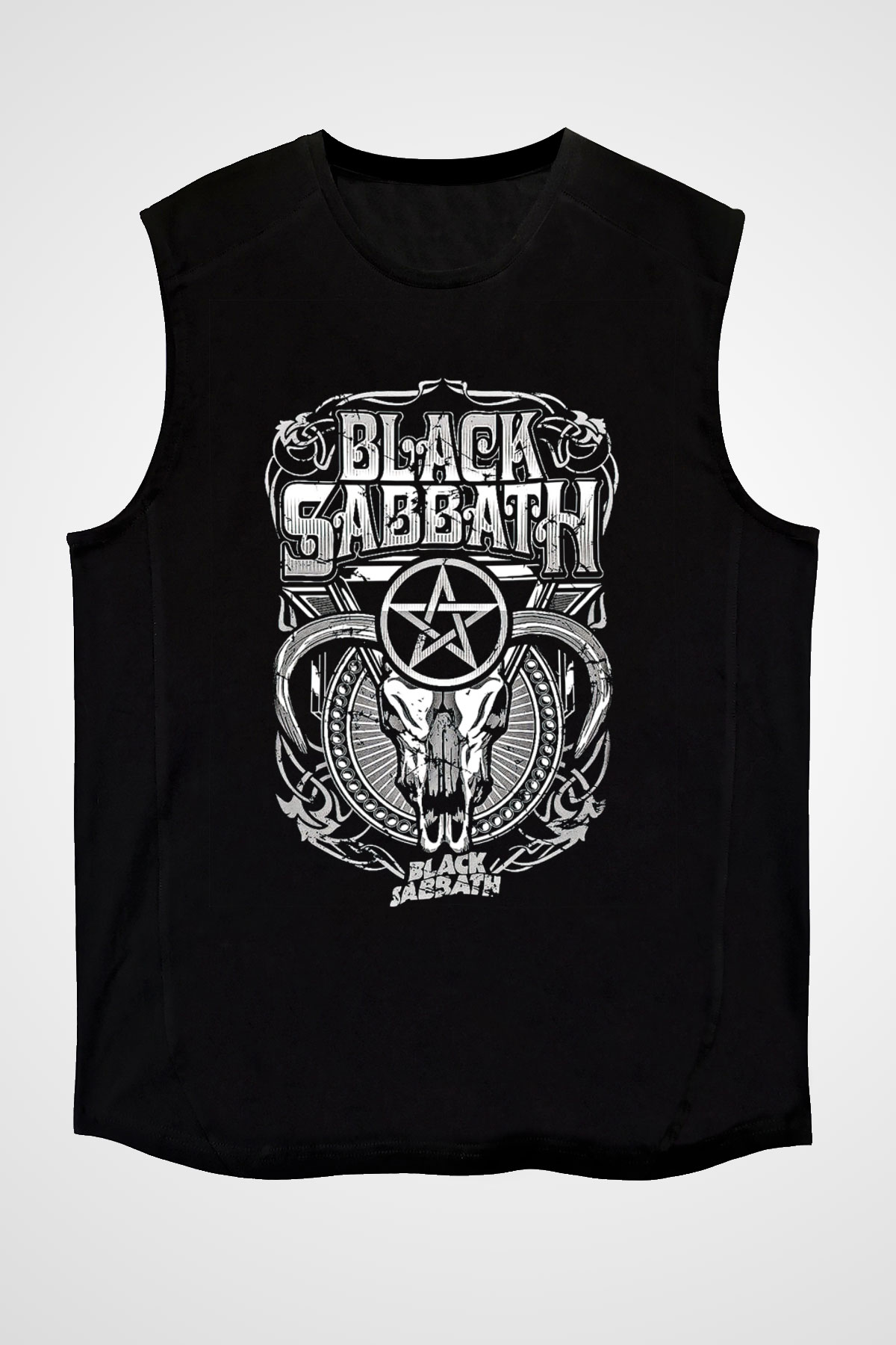 Black Sabbath Siyah Unisex Kolsuz Tişört