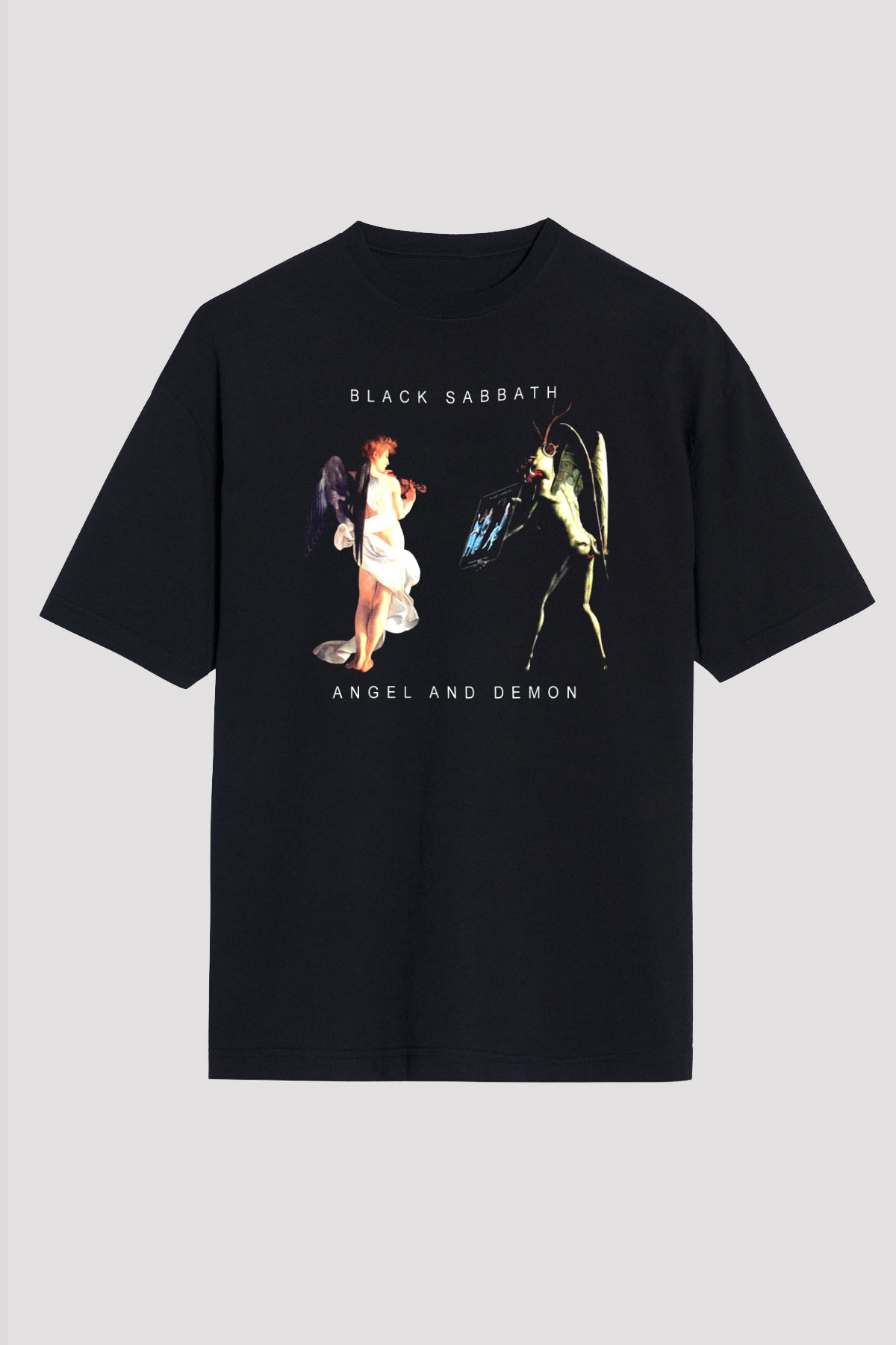 Black Sabbath Siyah Unisex Oversize Tişört T-Shirt