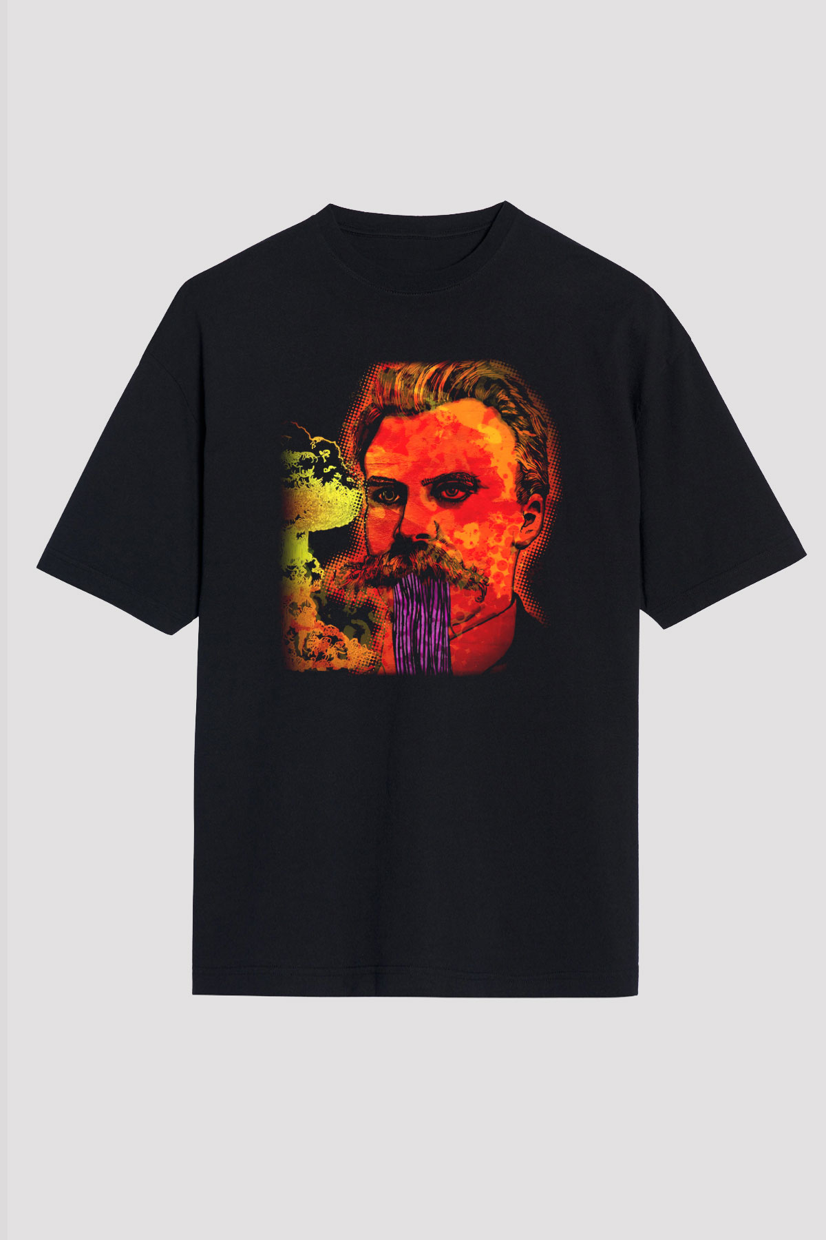 Black Sabbath Siyah Unisex Oversize Tişört T-Shirt