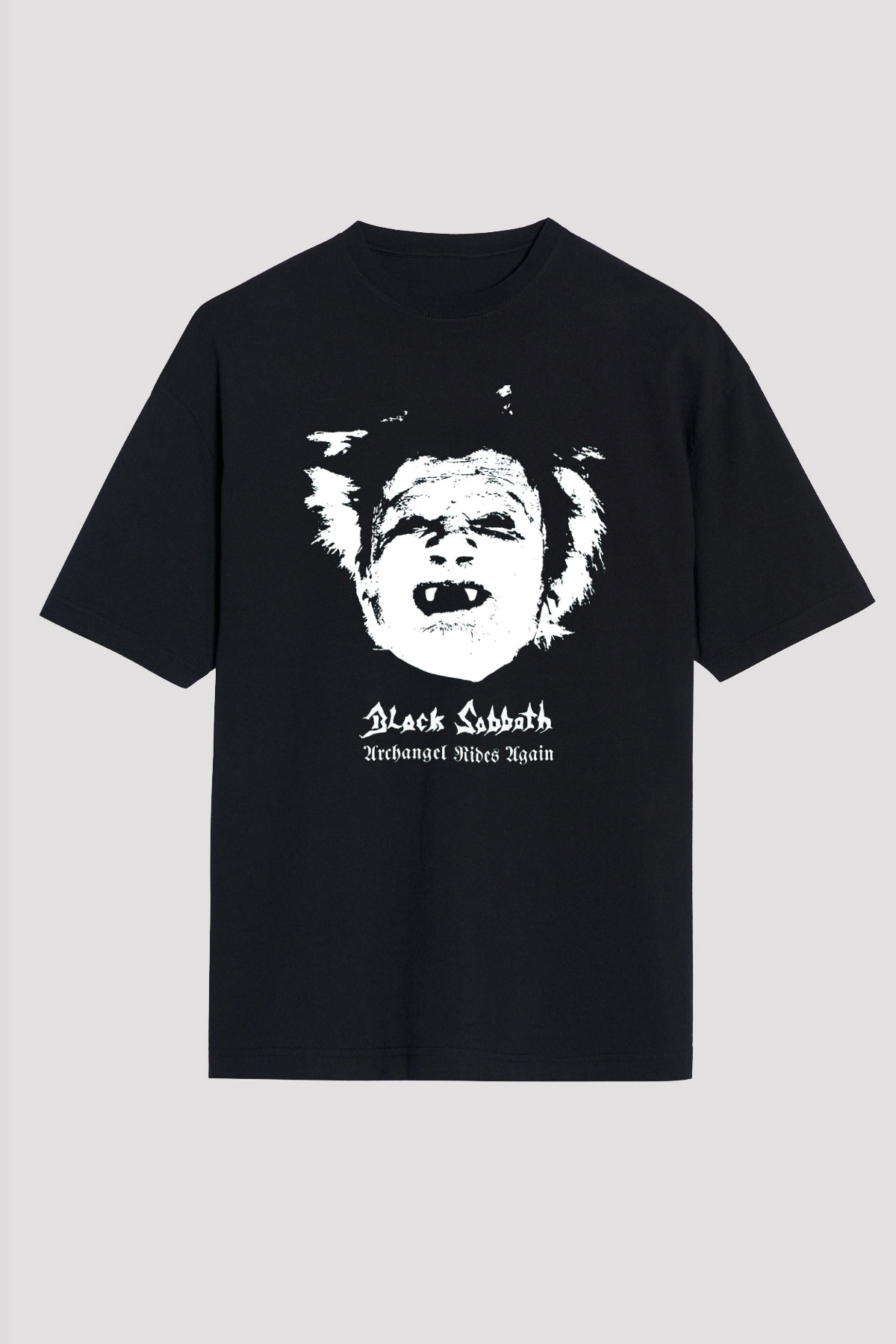 Black Sabbath Siyah Unisex Oversize Tişört T-Shirt