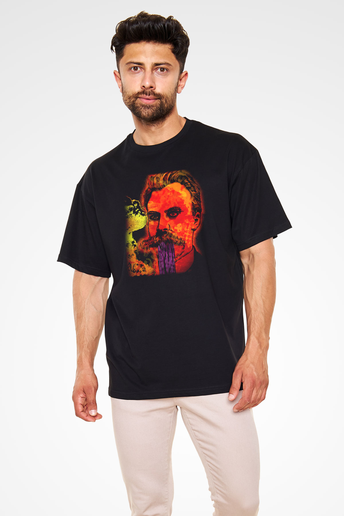 Black Sabbath Siyah Unisex Oversize Tişört T-Shirt
